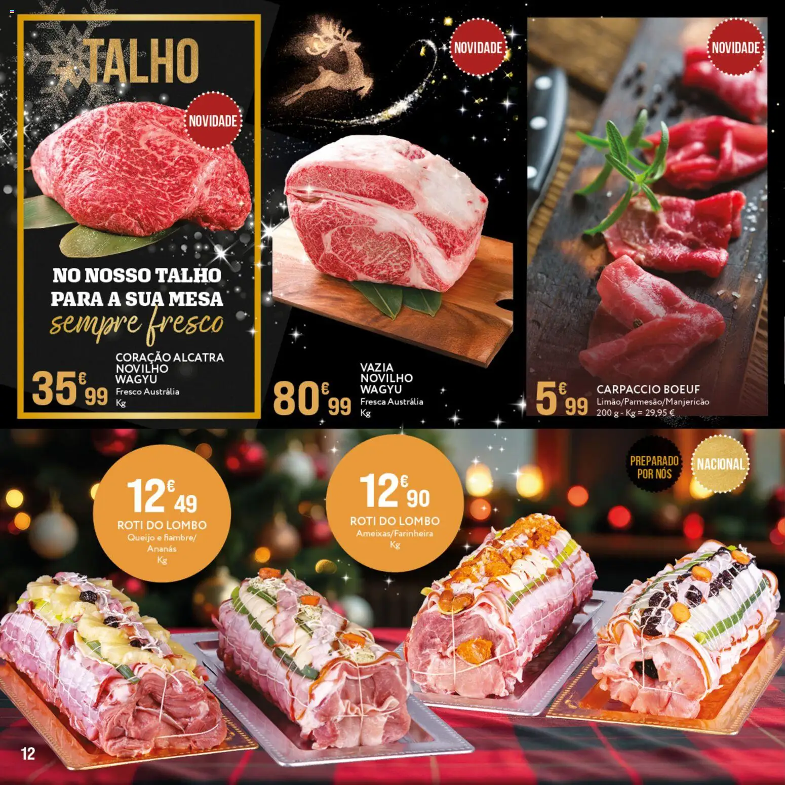 E.Leclerc - Folheto Gourmet Caldas da Rainha │ válido de 16.12.2025 | Página: 12 | Produtos: Mesa, Queijo, Lombo