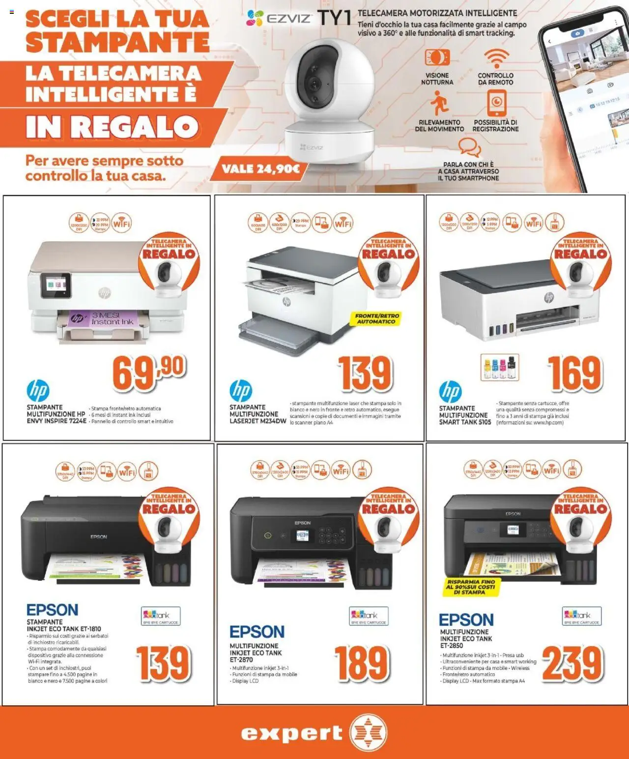 Volantino Expert del 11.09.2025 | Pagina: 25 | Prodotti: Mobile, Smartphone, Stampante, USB
