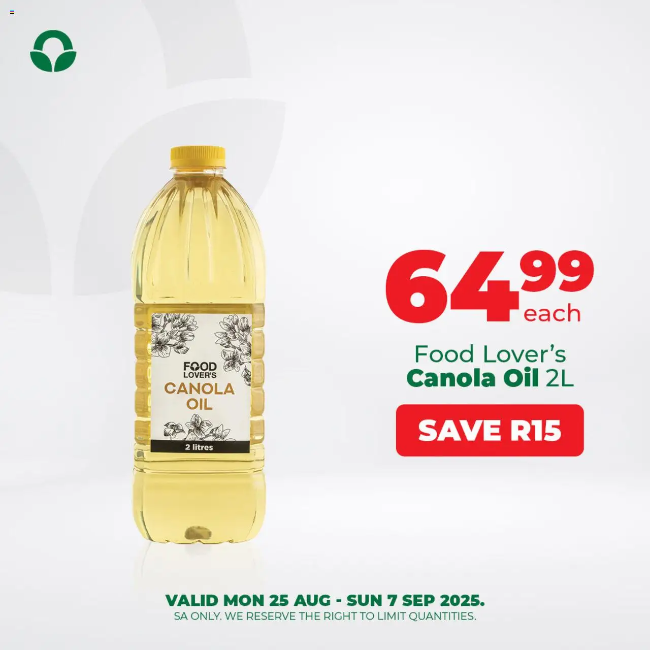 Food Lover's Market Specials │ valid from 25.08.2025 | Page: 7 | Products: Oil