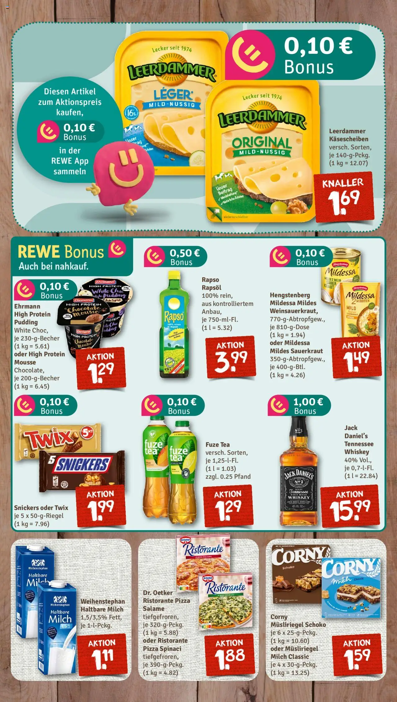 Nahkauf Prospekt – gültig ab 22.09.2025 | Seite: 2 | Produkte: Milch, Pudding, Leerdammer, Pizza