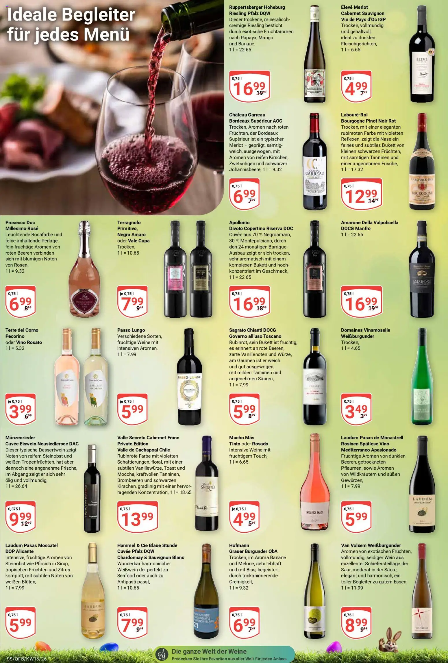 Globus Prospekt 	 – gültig ab 23.03.2026 | Seite: 18 | Produkte: Toast, Weißwein, Zwetschgen, Prosecco