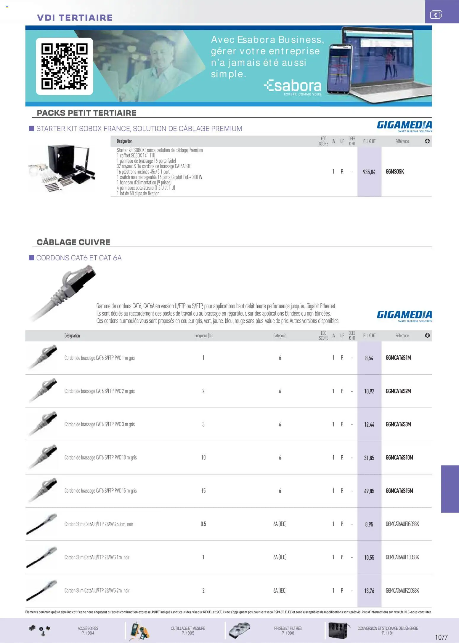 {H1} | Page: 10 | Produits: Prises
