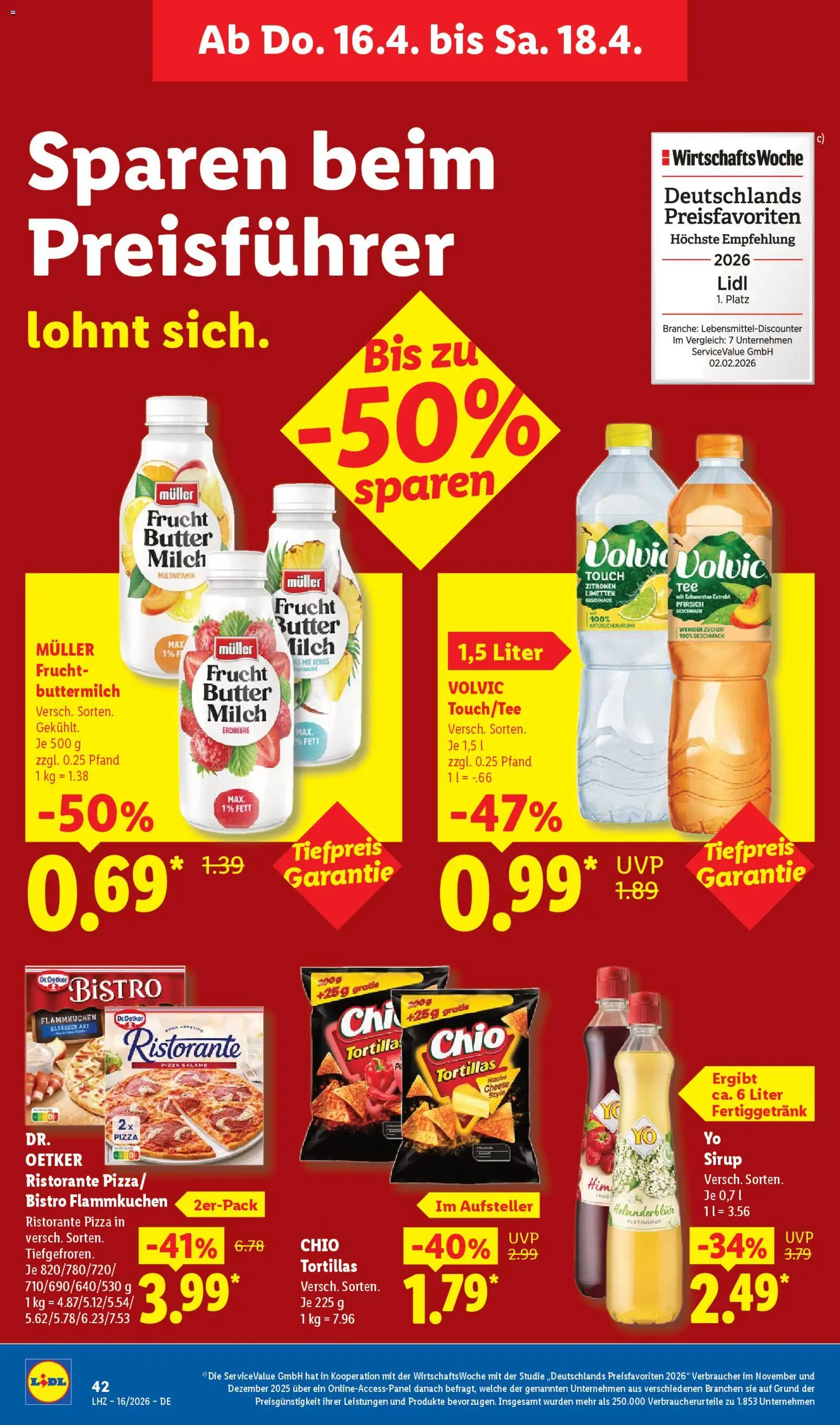 Lidl Prospekt – gültig ab 13.04.2026 | Seite: 64 | Produkte: Ristorante, Buttermilch, Butter, Zitronen