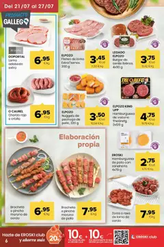 Eroski - Autoservicios Familia - Miramos por ti ! │ válido desde el 17.07.2025 | Página: 6 | Productos: Cerdo, Σοκολατούχο γάλα, Nuggets