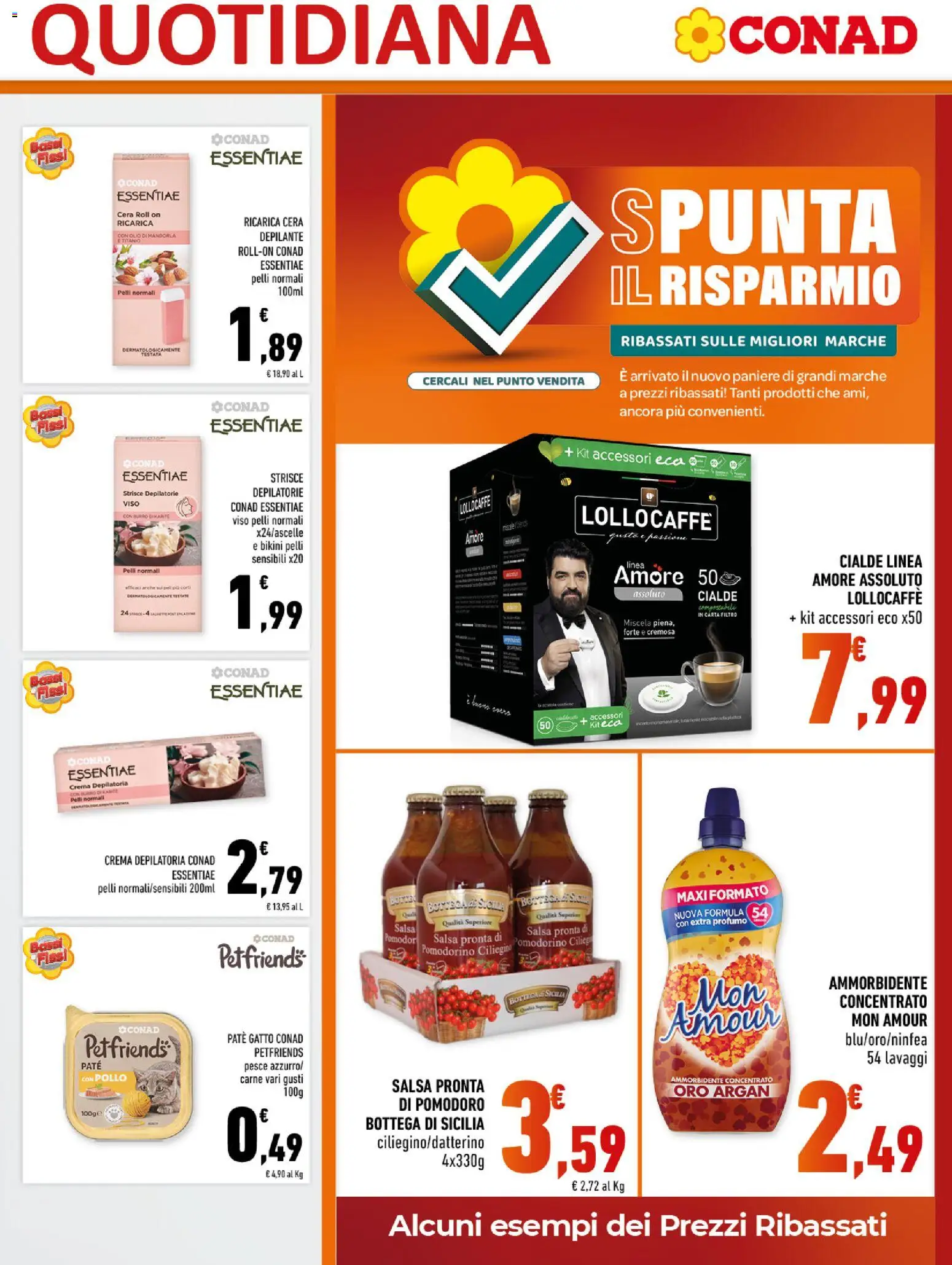 Volantino Conad del 08.04.2026 | Pagina: 7 | Prodotti: Crema, Crema depilatoria, Pesce, Burro