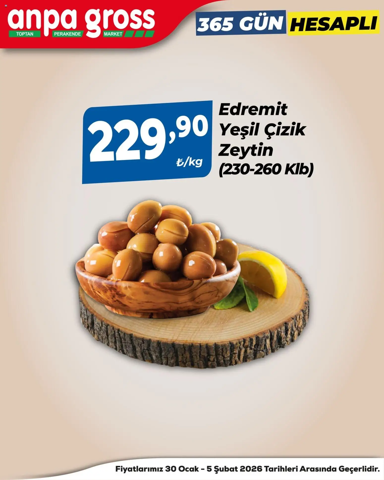 Anpa Gross Katalog - 30.01.2026 tarihinden itibaren geçerlidir | Sayfa: 12 | Ürünler: Zeytin, Ocak
