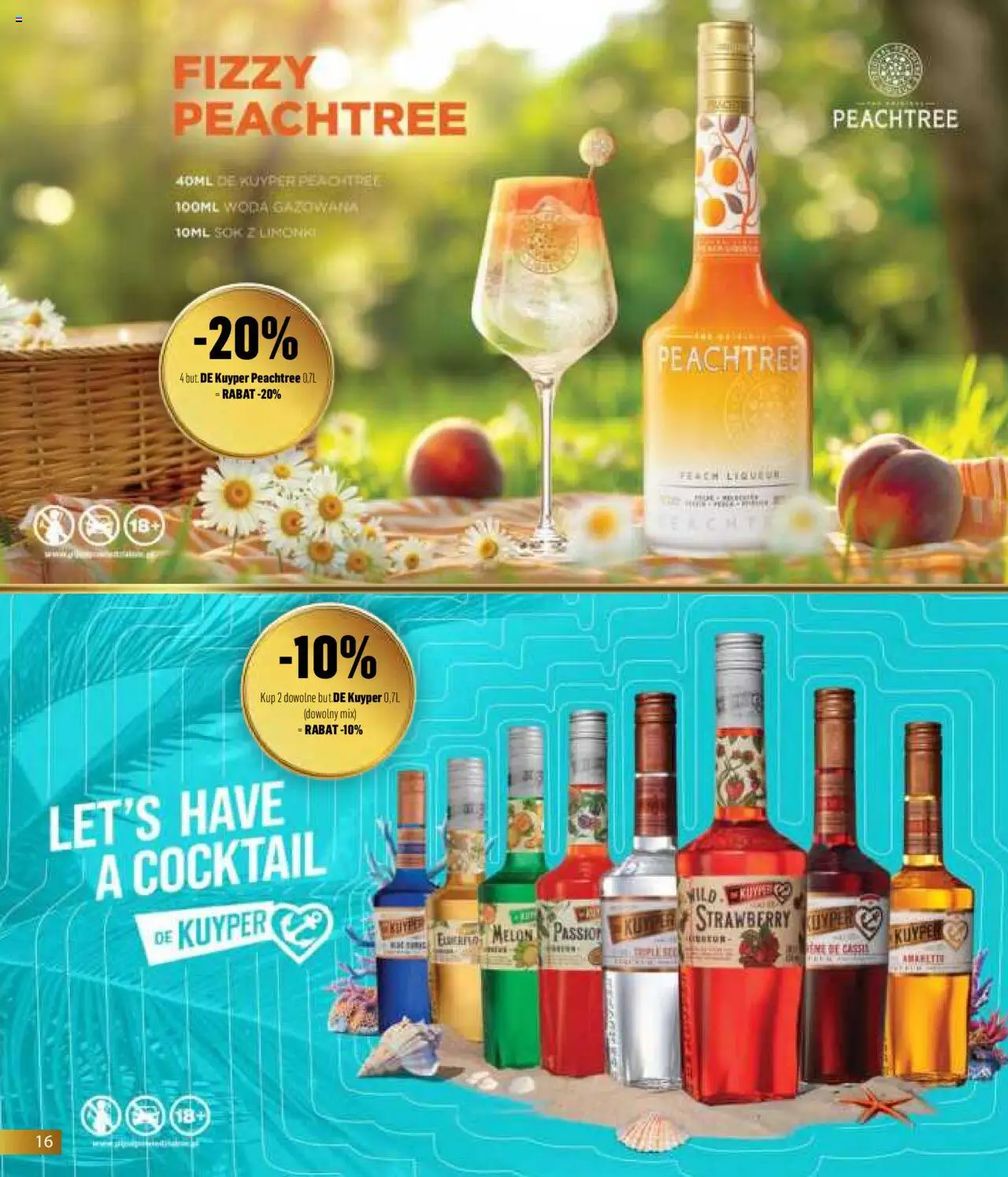 Eurocash Gazetka - Horeca od 01.06.2025 | Strona: 16 | Produkty: Melon, Amaretto, Sok, Woda