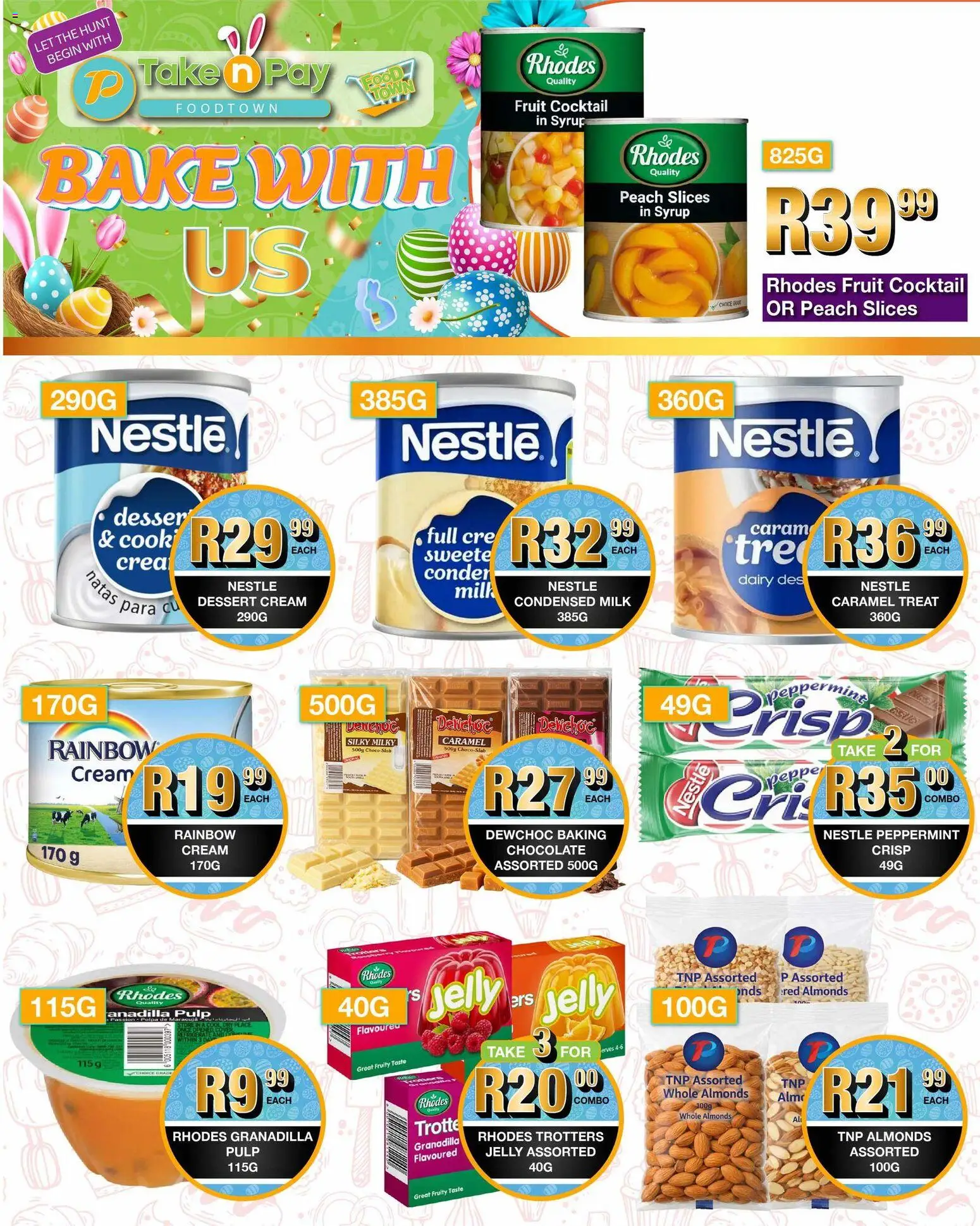 New Take n Pay catalogue – valid from 23.03.2026 | Page: 11 | Products: Chocolate, Cream, Fruit, Peach