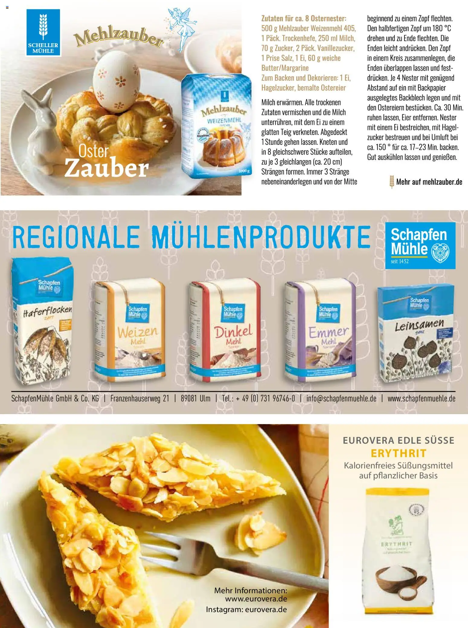 V-Markt Vielfalt März / April – gültig ab 01.03.2026 | Seite: 15 | Produkte: Mehl, Milch, Eier, Weizenmehl