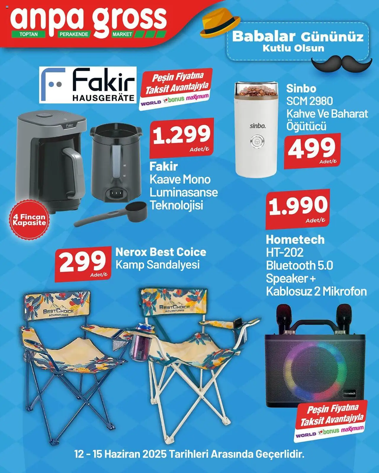 Anpa Gross Katalog - 12.06.2025 tarihinden itibaren geçerlidir | Sayfa: 5 | Ürünler: Kahve, Baharat, Mikrofon, Öğütücü