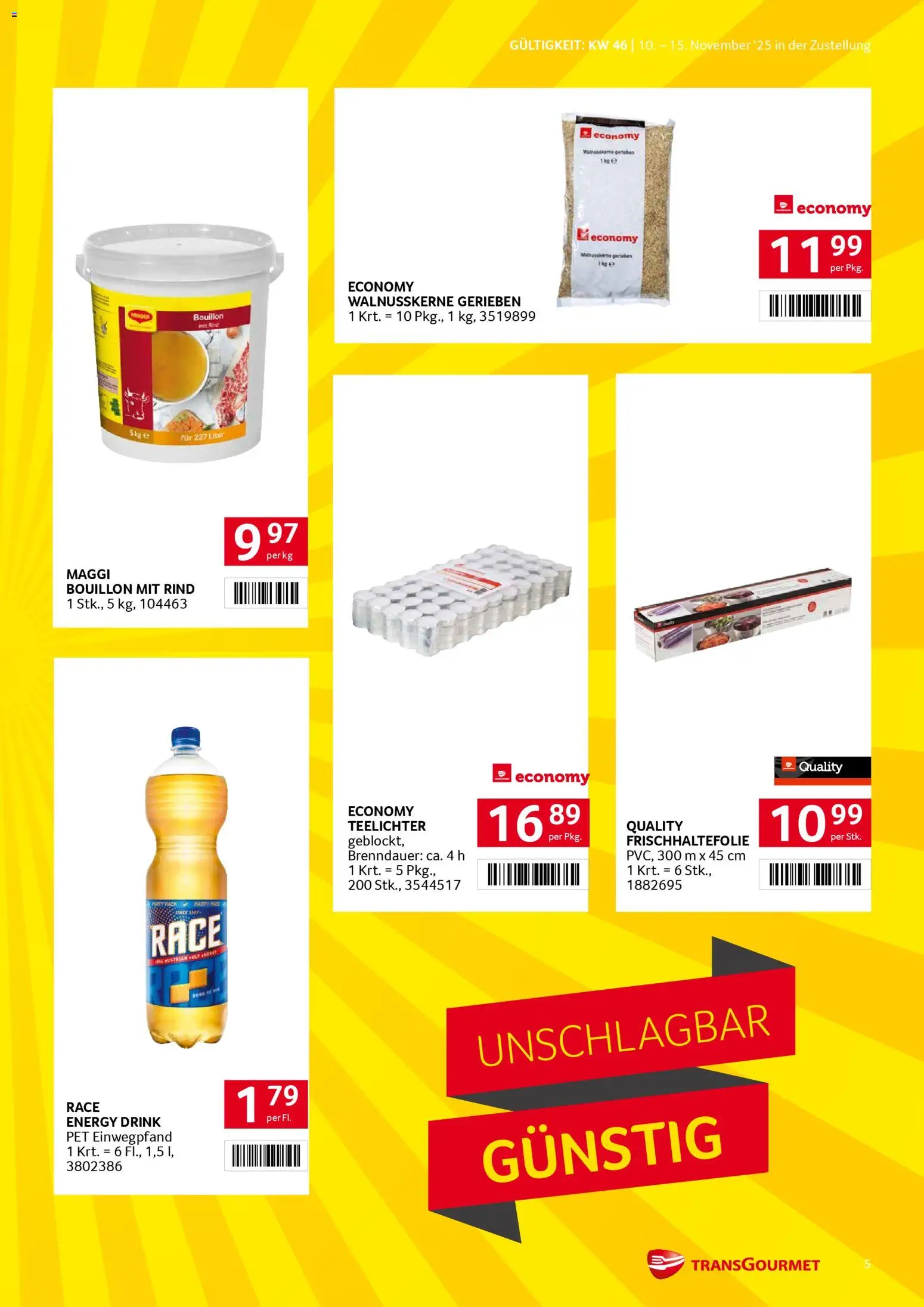 Transgourmet Zustellaktion gültig ab 10.11.2025 | Seite: 5