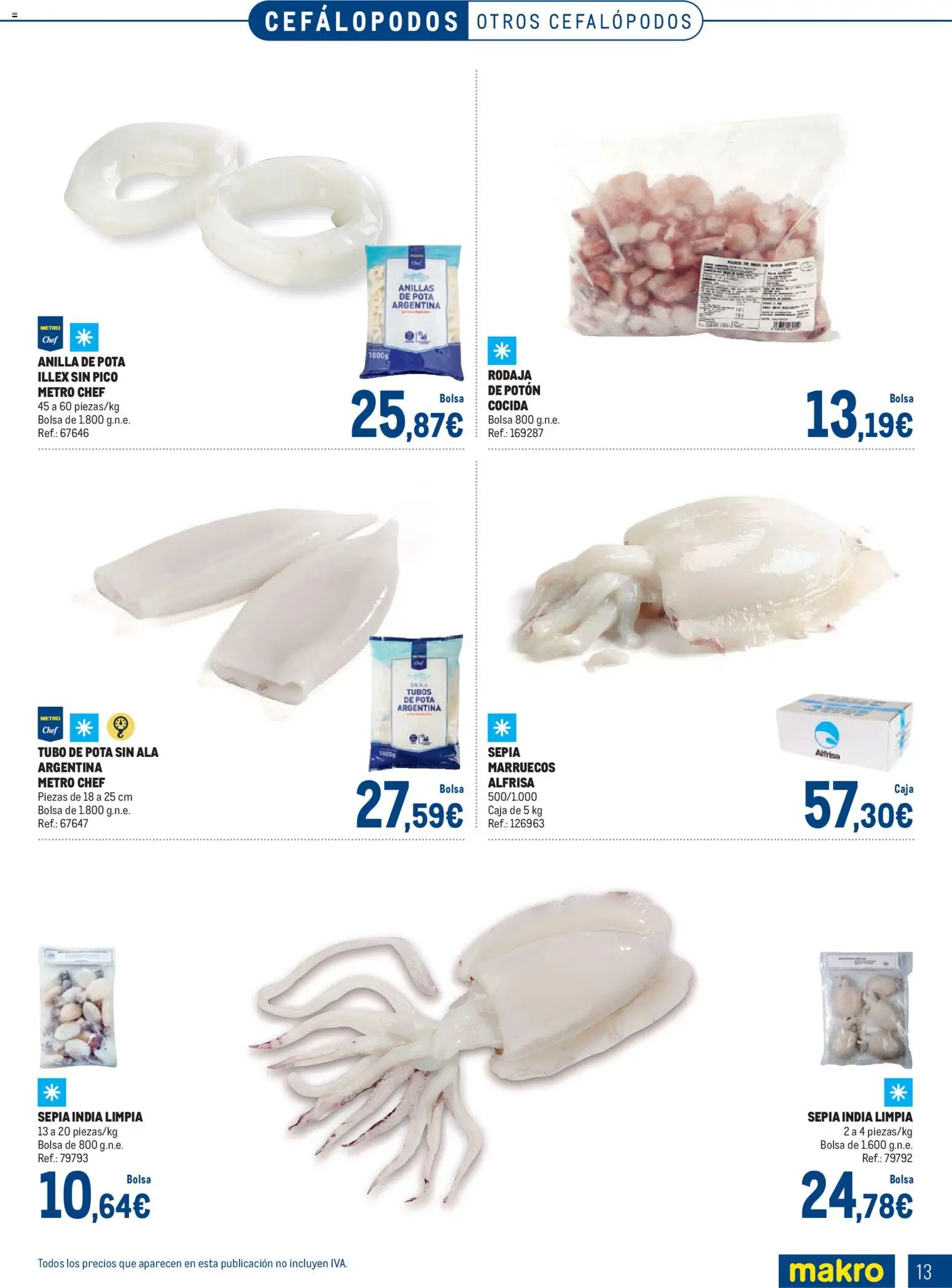 Makro Especial Pescados Norte 4 │ válido desde el 06.04.2026 | Página: 13 | Productos: Bolsa, Caja