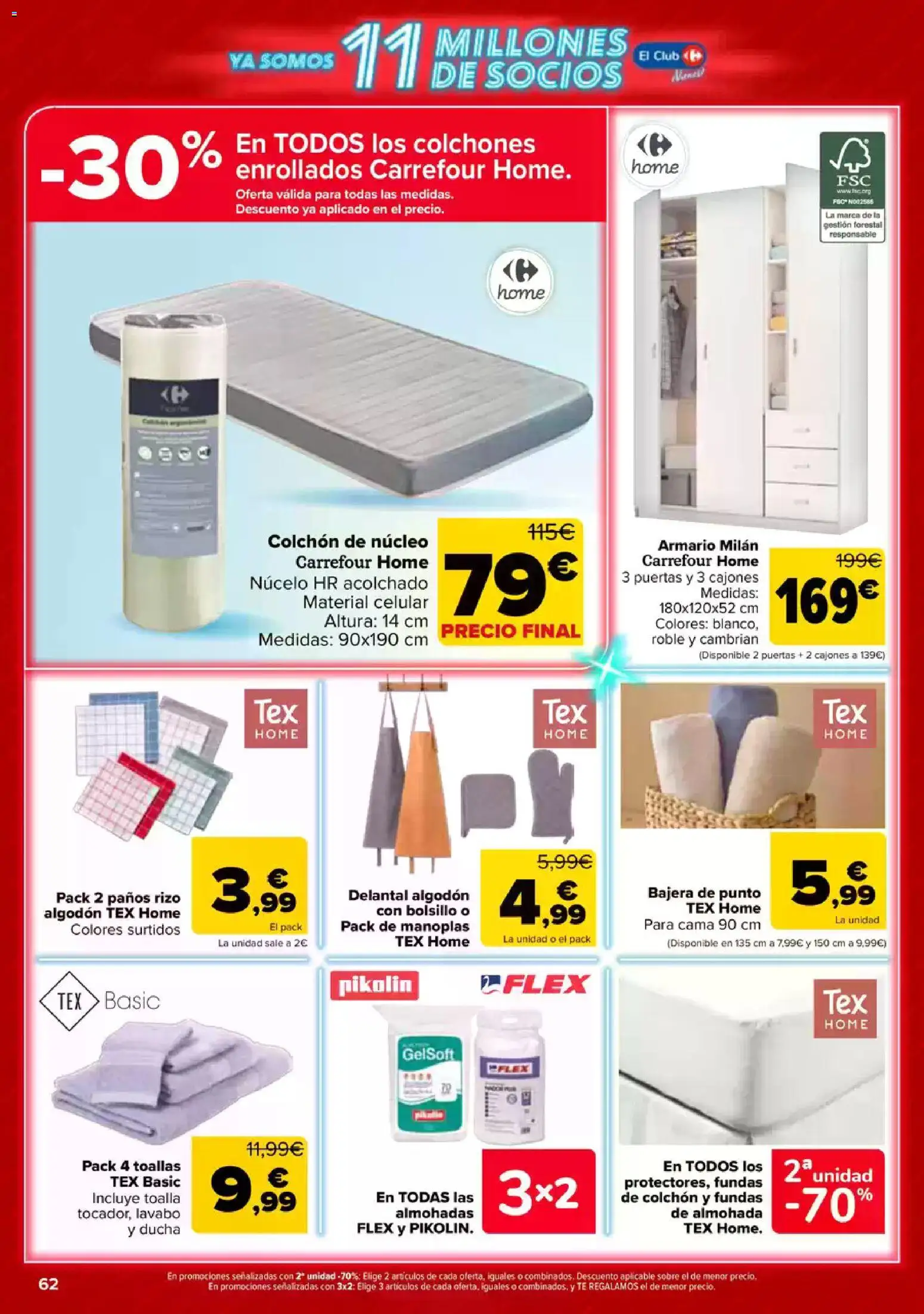 Carrefour folleto │ válido desde el 23.04.2026 | Página: 61 | Productos: Té, Colchon, Armario, Ducha