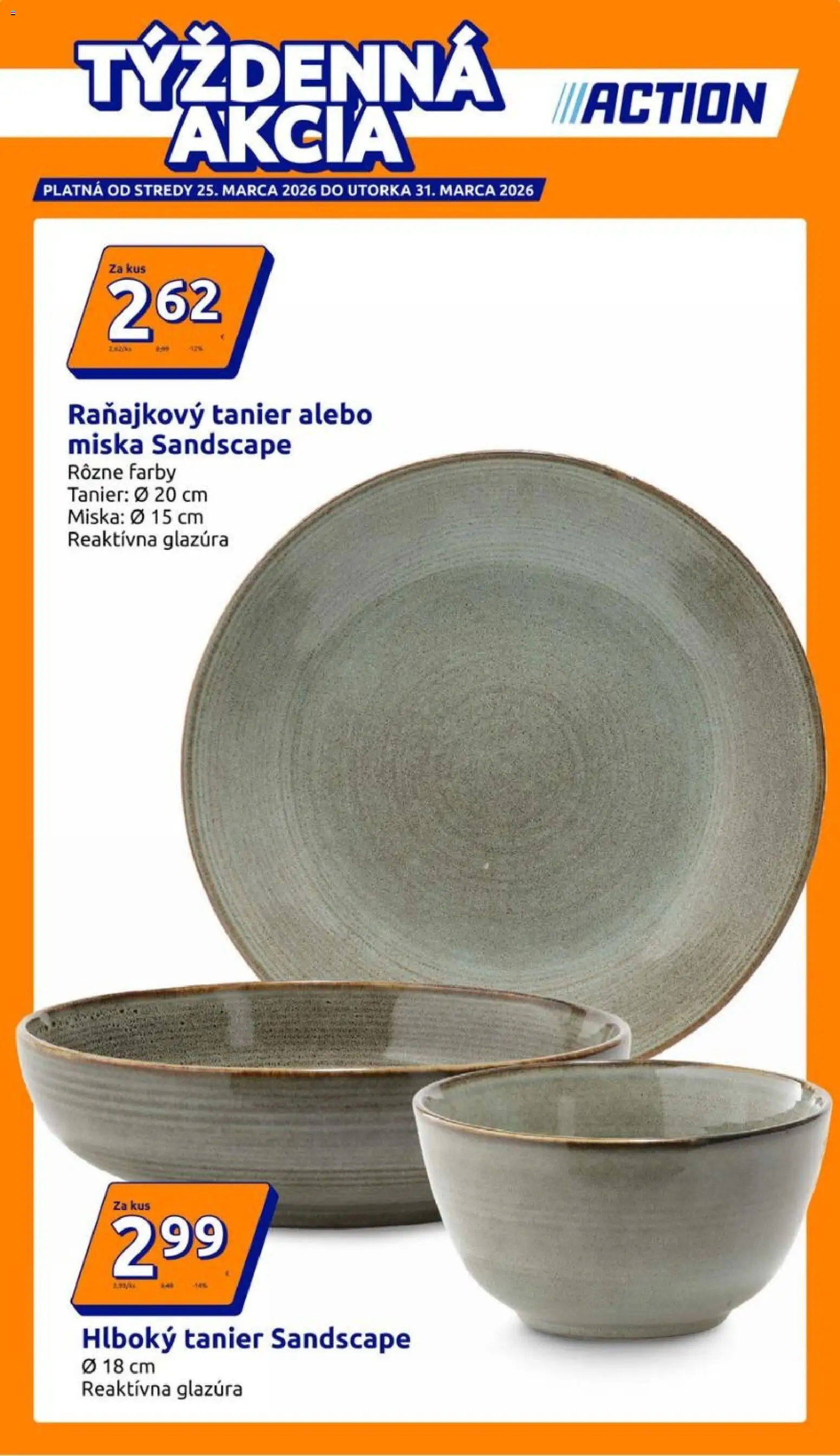 Nové Action akcie – leták je platný od 25.03.2026 | Strana: 1
