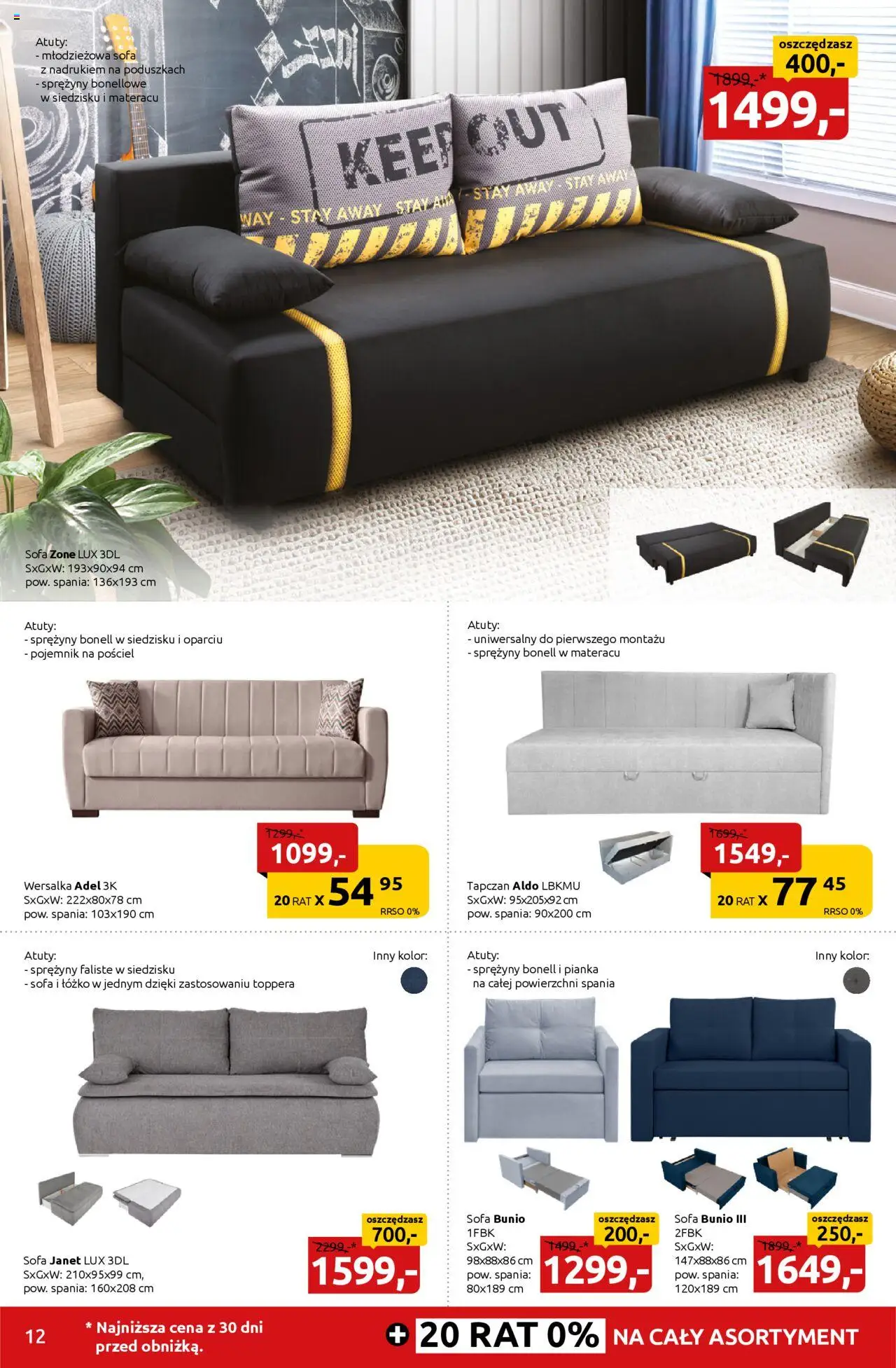 Black Red White promocje od 04.08.2025 | Strona: 12 | Produkty: Pościel, Łóżko, Sofa