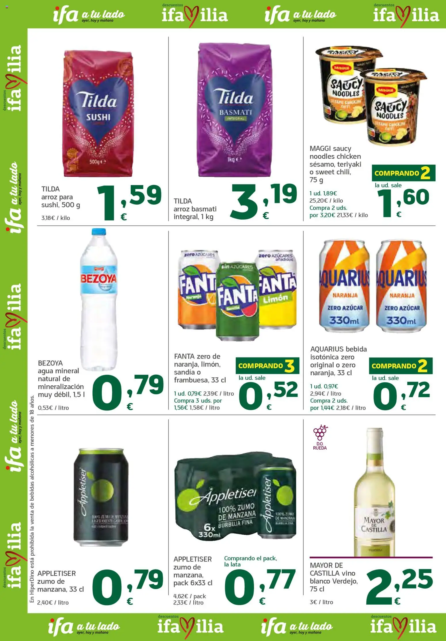 HiperDino folleto │ válido desde el 23.04.2026 | Página: 24 | Productos: Vino, Manzana, Σιδερώστρα, Agua mineral