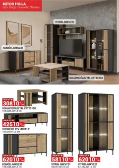 Merkury Market Akciós újság - amely érvényes a következő dátumtól: 01.02.2026 | Oldal: 3 | Termékek: Komód, Vitrin, Dohányzóasztal, Szekrény