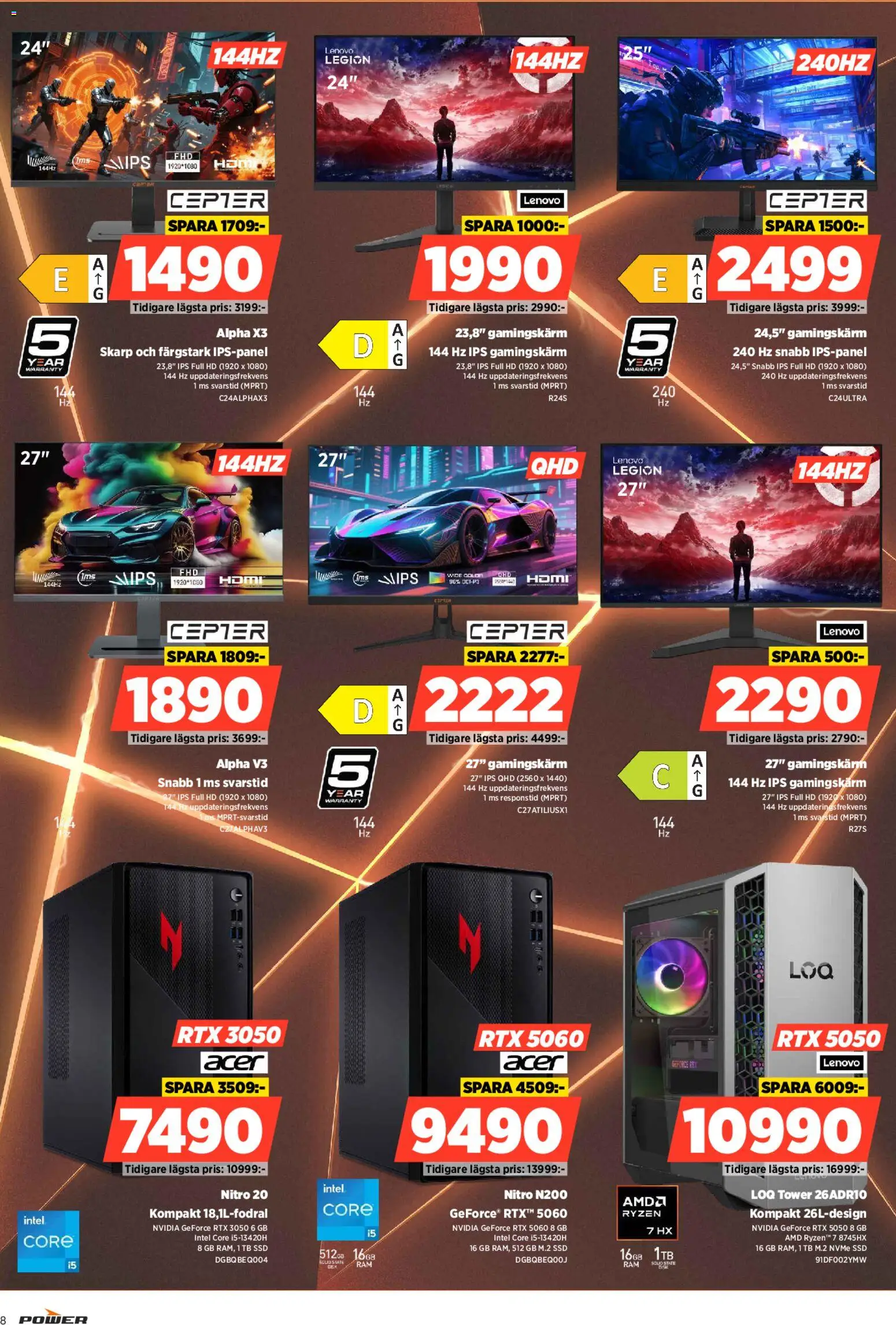 Power reklamblad aktuell från 05.01.2026 | Sida: 8