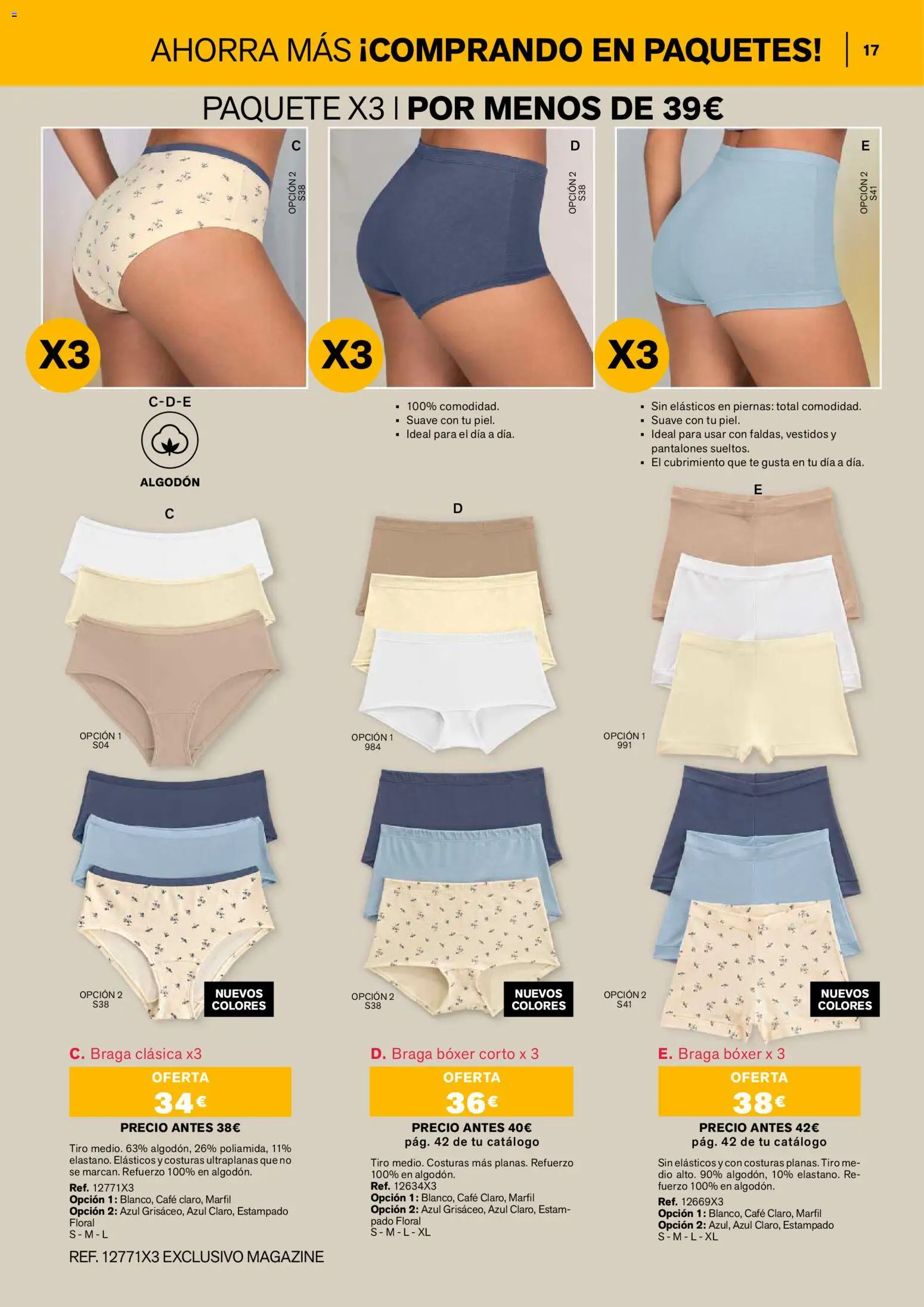 Leonisa folleto │ válido desde el 01.04.2026 | Página: 17 | Productos: Pantalones, Café, Té, Braga