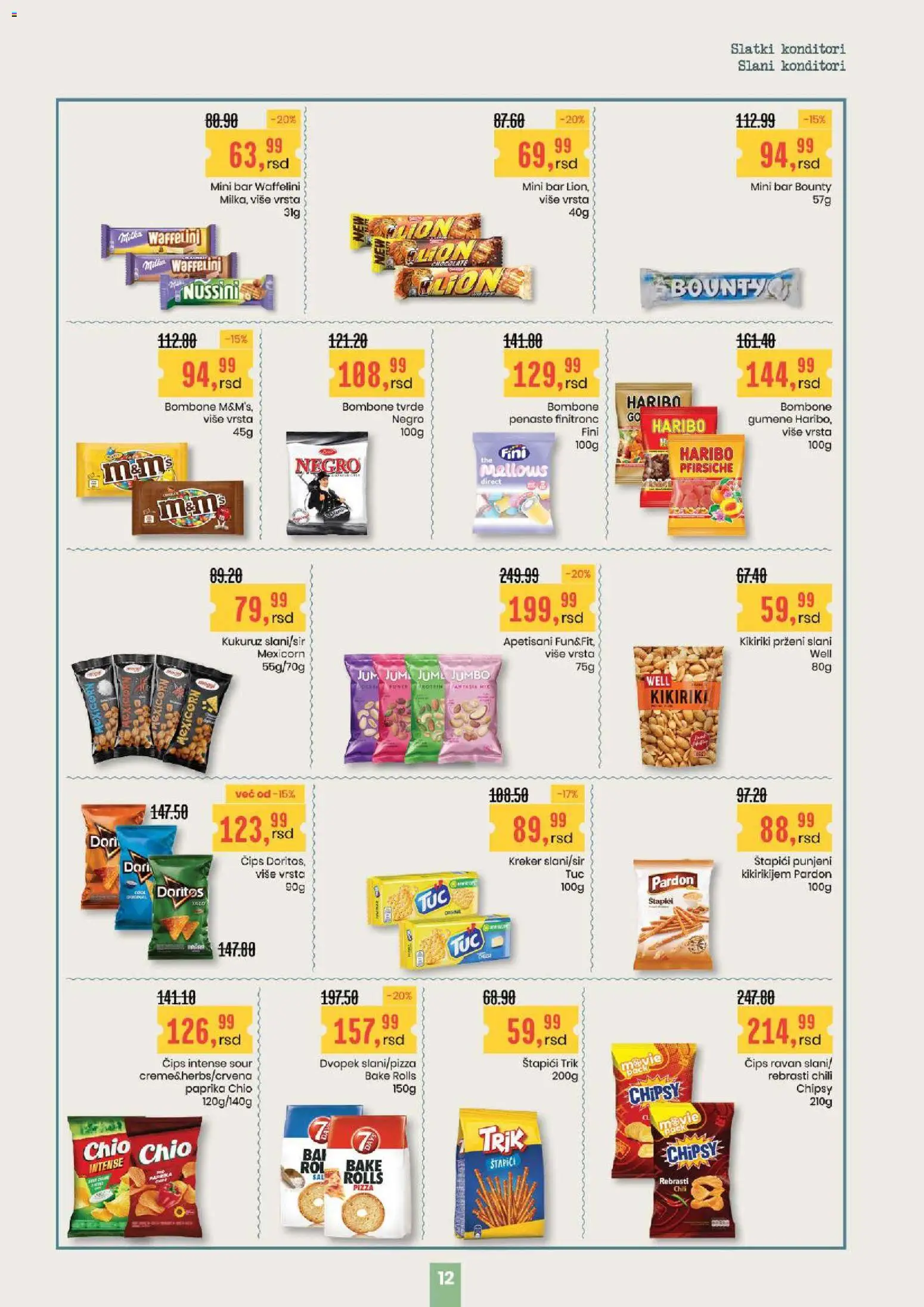 Aroma Market katalog - važi od 13.11.2025 | Strana: 12 | Proizvode: Čips, Protein, Paprika, Kukuruz