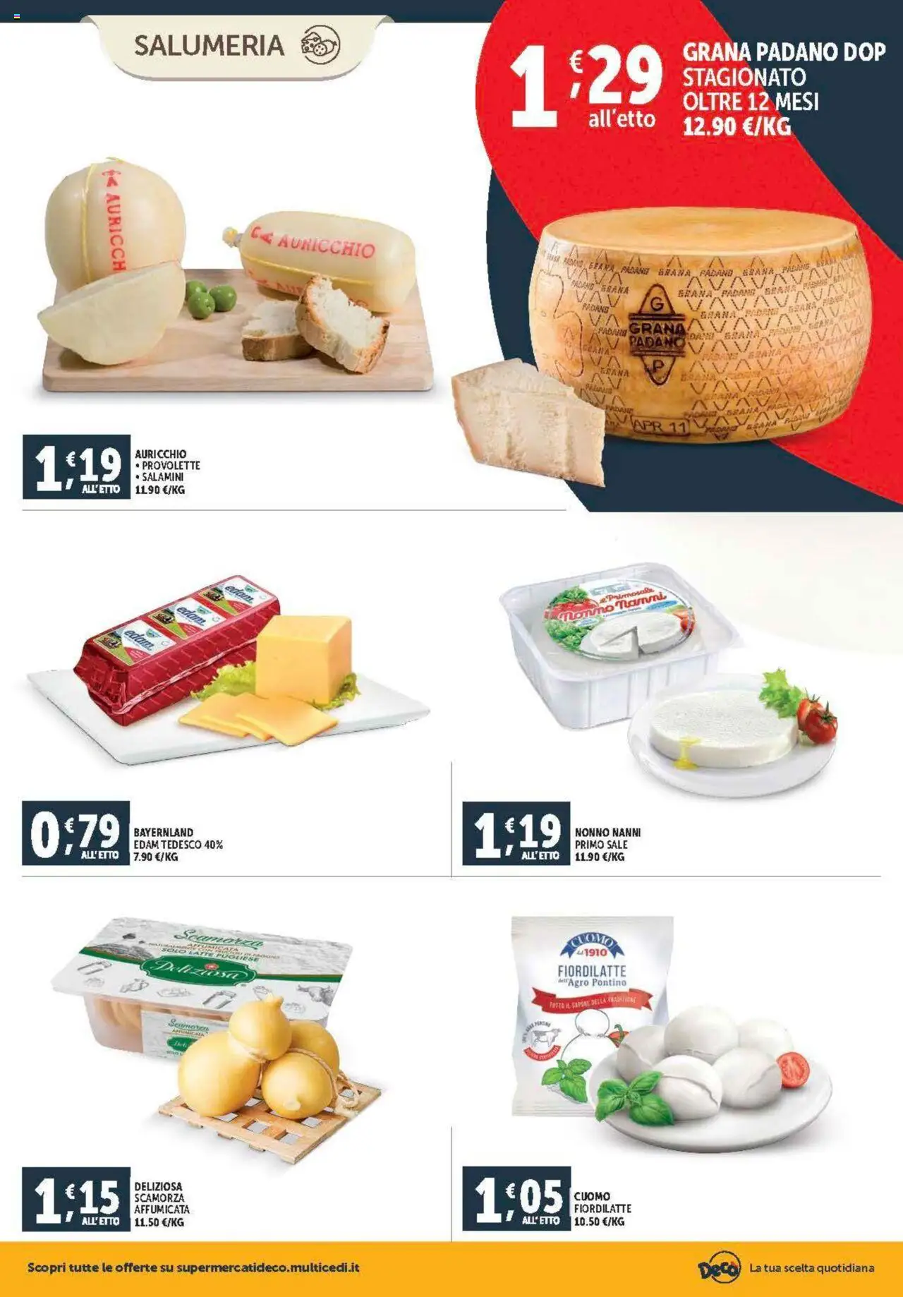 Volantino Decò del 08.08.2025 | Pagina: 2 | Prodotti: Sale, Latte, Grana Padano