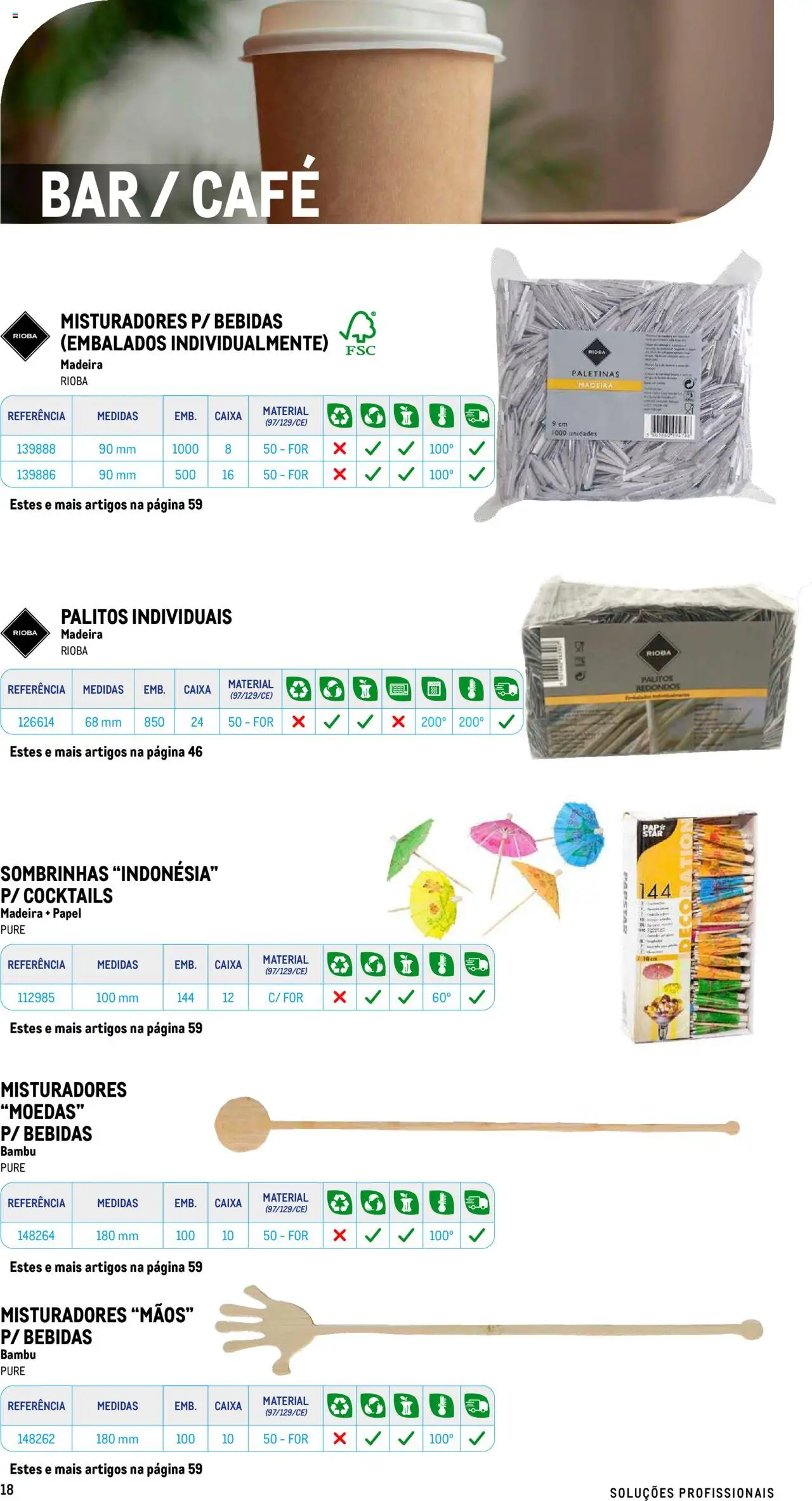 Makro - Especial Take- away │ válido de 17.07.2025 | Página: 18 | Produtos: Caixa, Café, Cocktails