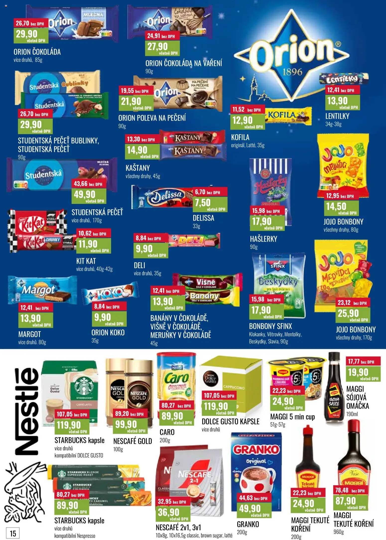 Ratio leták od 01.04.2026 | Strana: 16 | Produkty: Starbucks, Nespresso, Dolce gusto kapsle, Starbucks kapsle