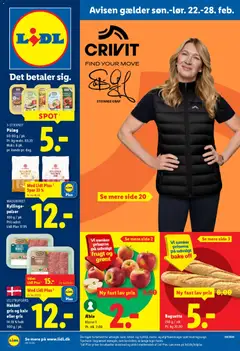 Lidl - Tilbudsavis gyldig fra 22.02.2026