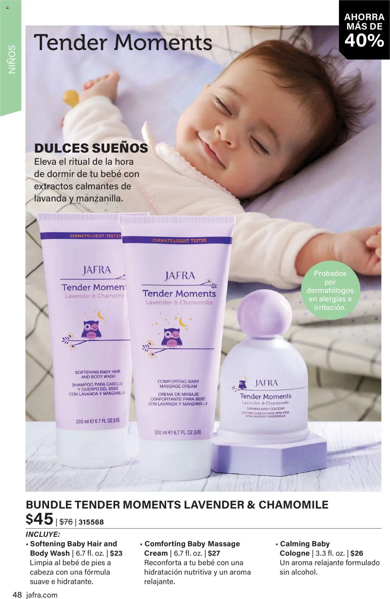 JAFRA folleto │ válido desde el 01.08.2025 | Página: 48 | Productos: Colonia, Crema, Body