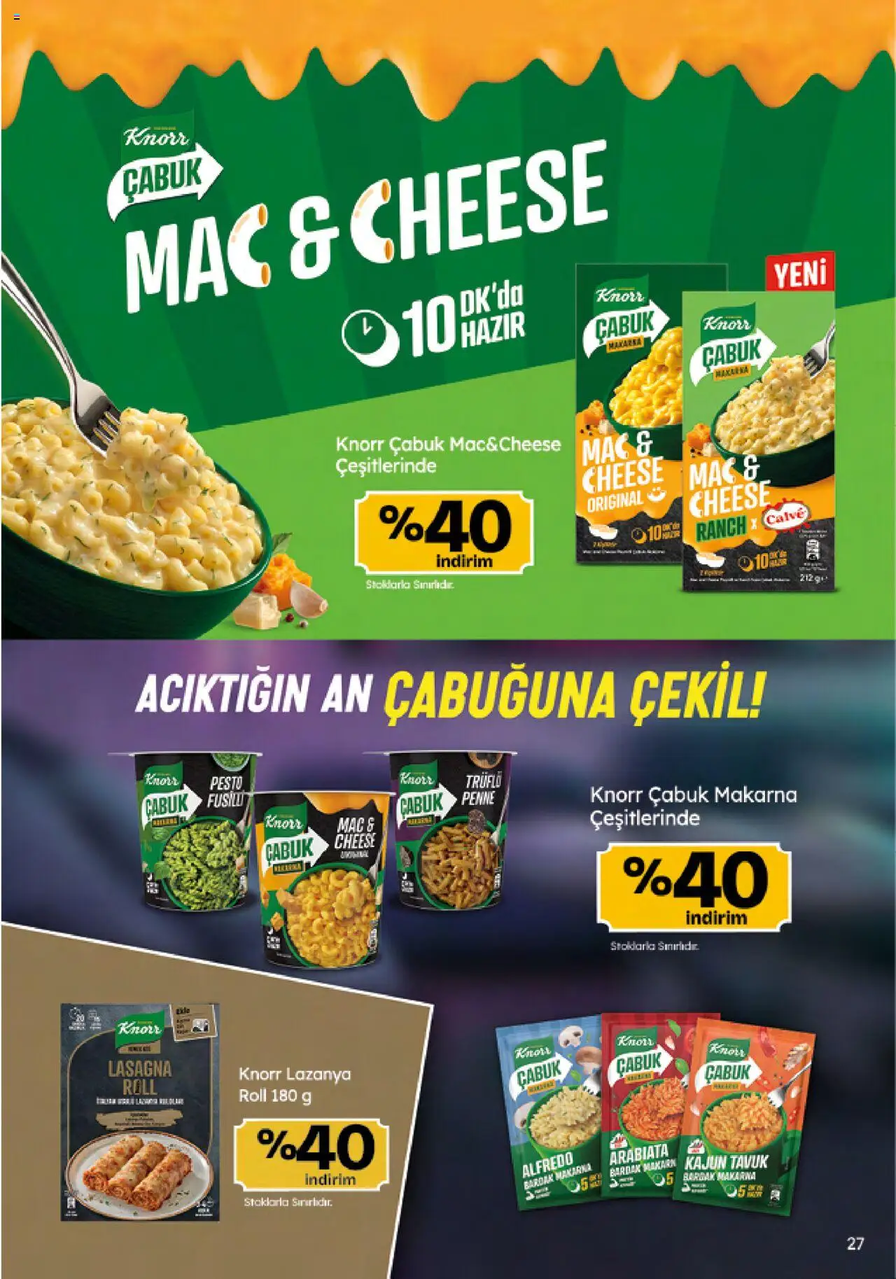 Migros Katalog - Migroskop - 09.10.2025 tarihinden itibaren geçerlidir | Sayfa: 27 | Ürünler: Makarna, Zselatin