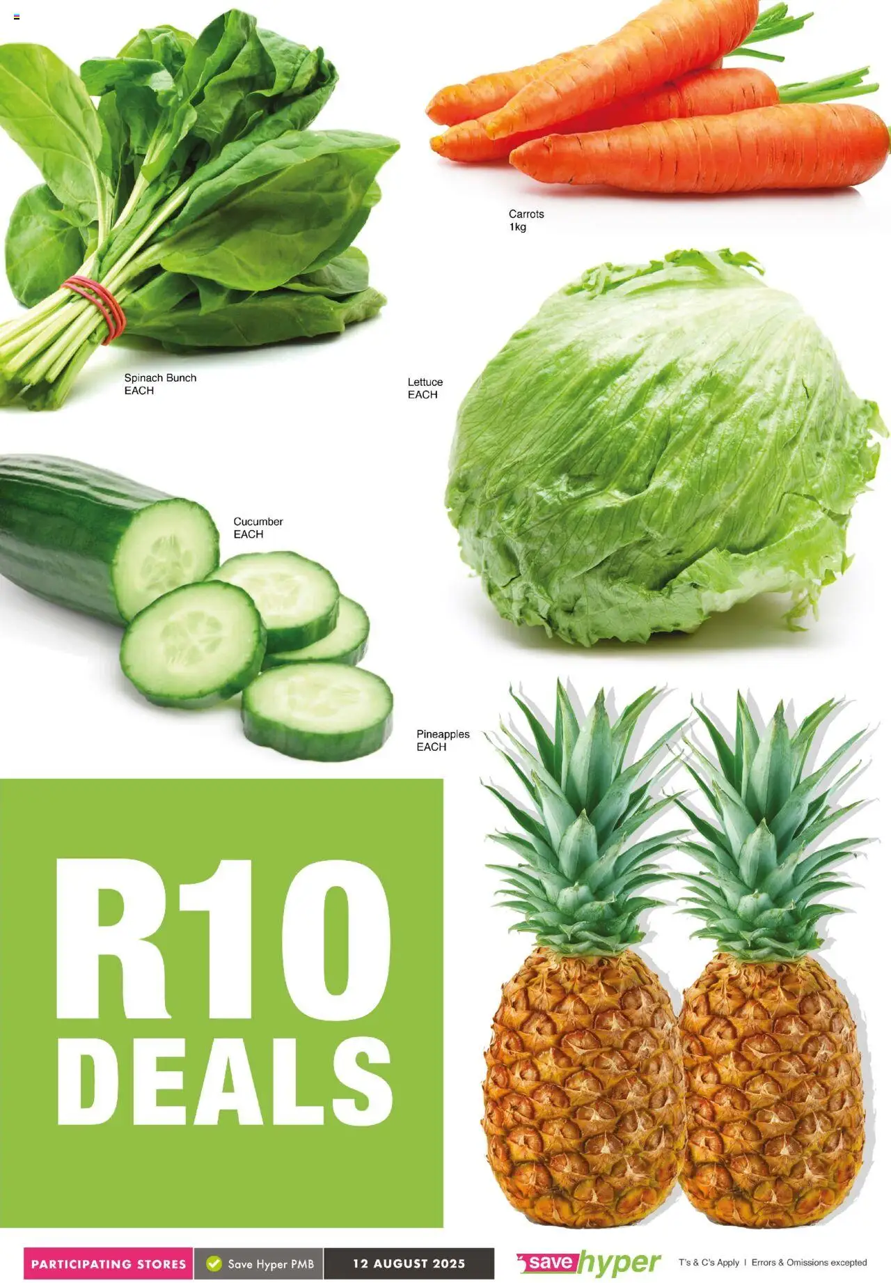 Save Market Day │ valid from 12.08.2025 | Page: 3 | Products: Carrots, Lettuce