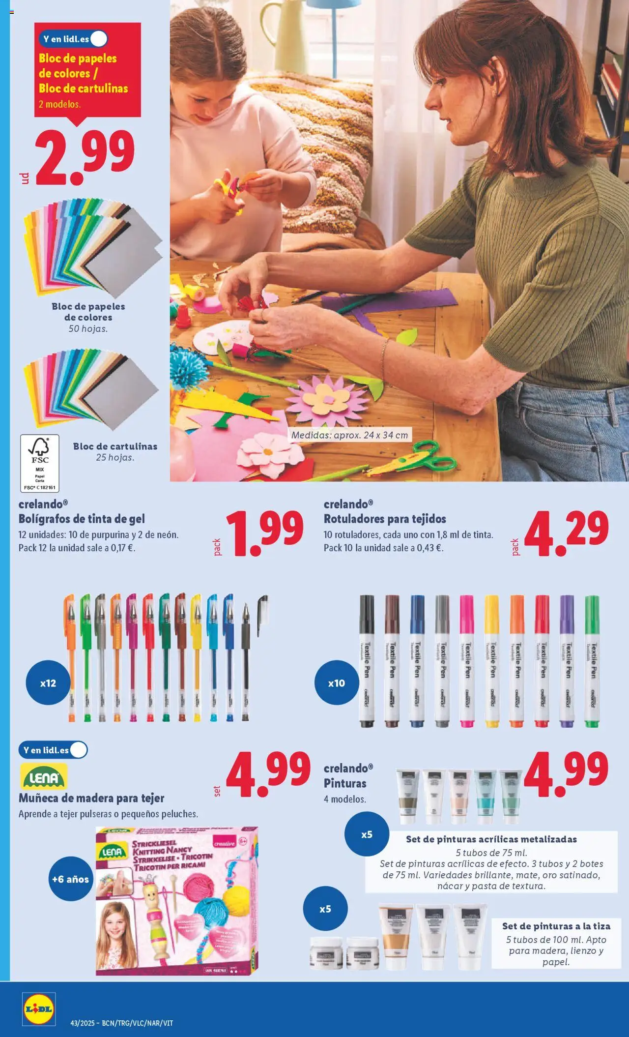 Lidl folleto de bazar │ válido desde el 20.10.2025 | Página: 16 | Productos: Pasta, Muñeca
