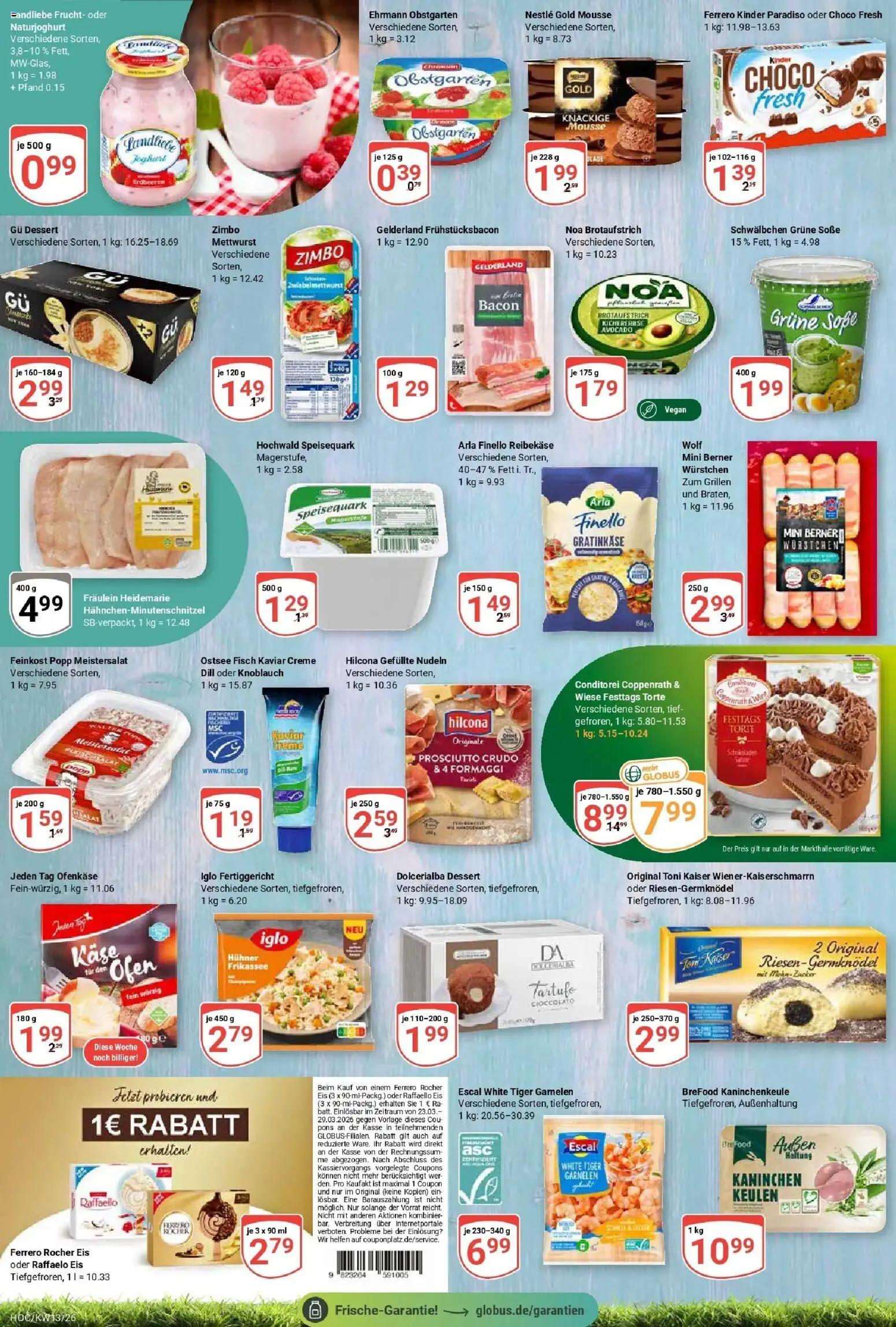 Globus prospekt Hockenheim	 – gültig ab 23.03.2026 | Seite: 10 | Produkte: Ofen, Garnelen, Fisch, Erdbeeren