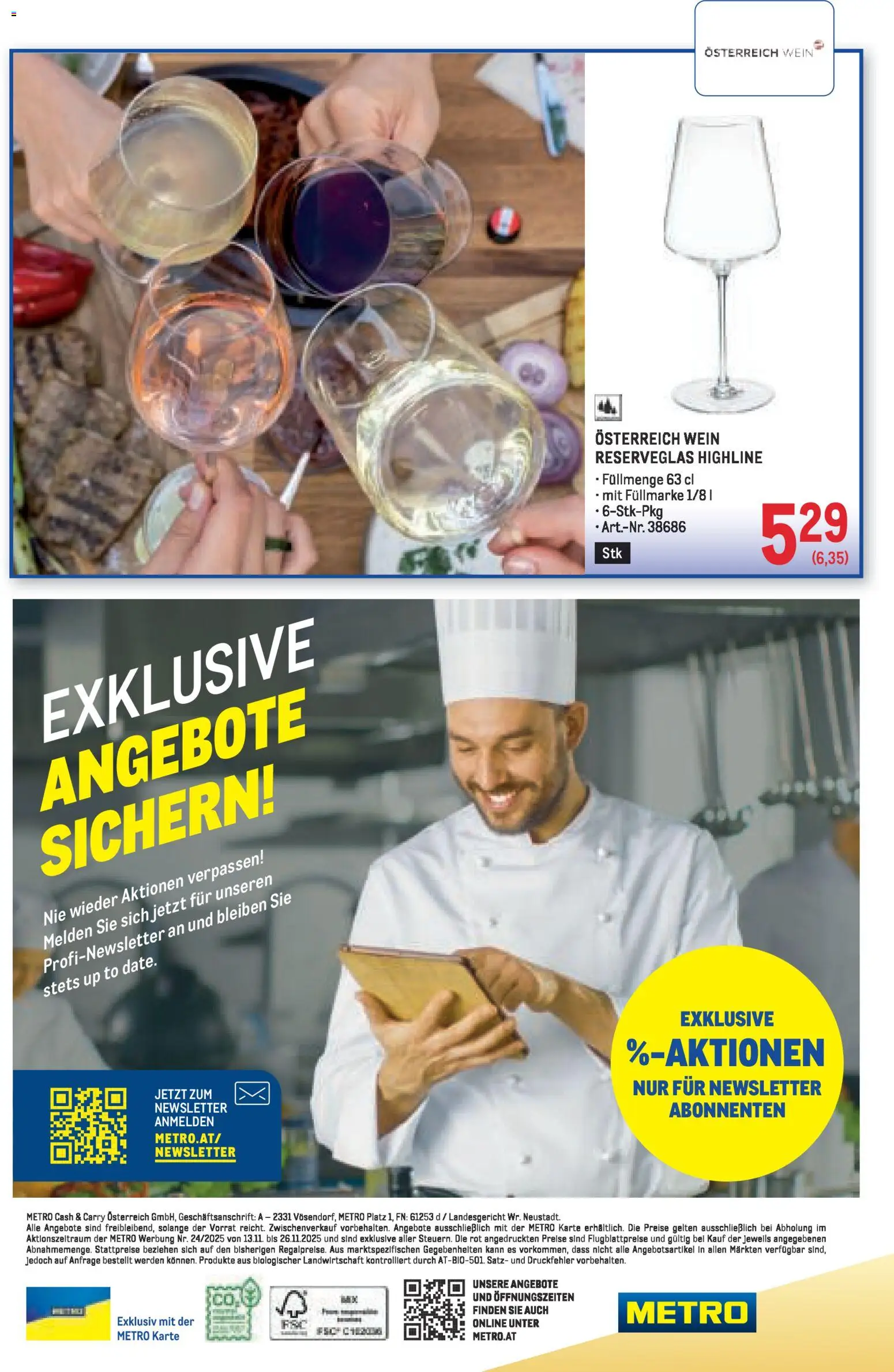 Metro Starke Marken gültig ab 13.11.2025 | Seite: 40 | Produkte: Wein