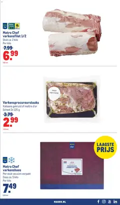 Makro folder - Voorbeeld van een folder van Makro, geldig van 25.03.2026 | Pagina: 17 | Producten: Varkensvlees, Schaal, Ketting