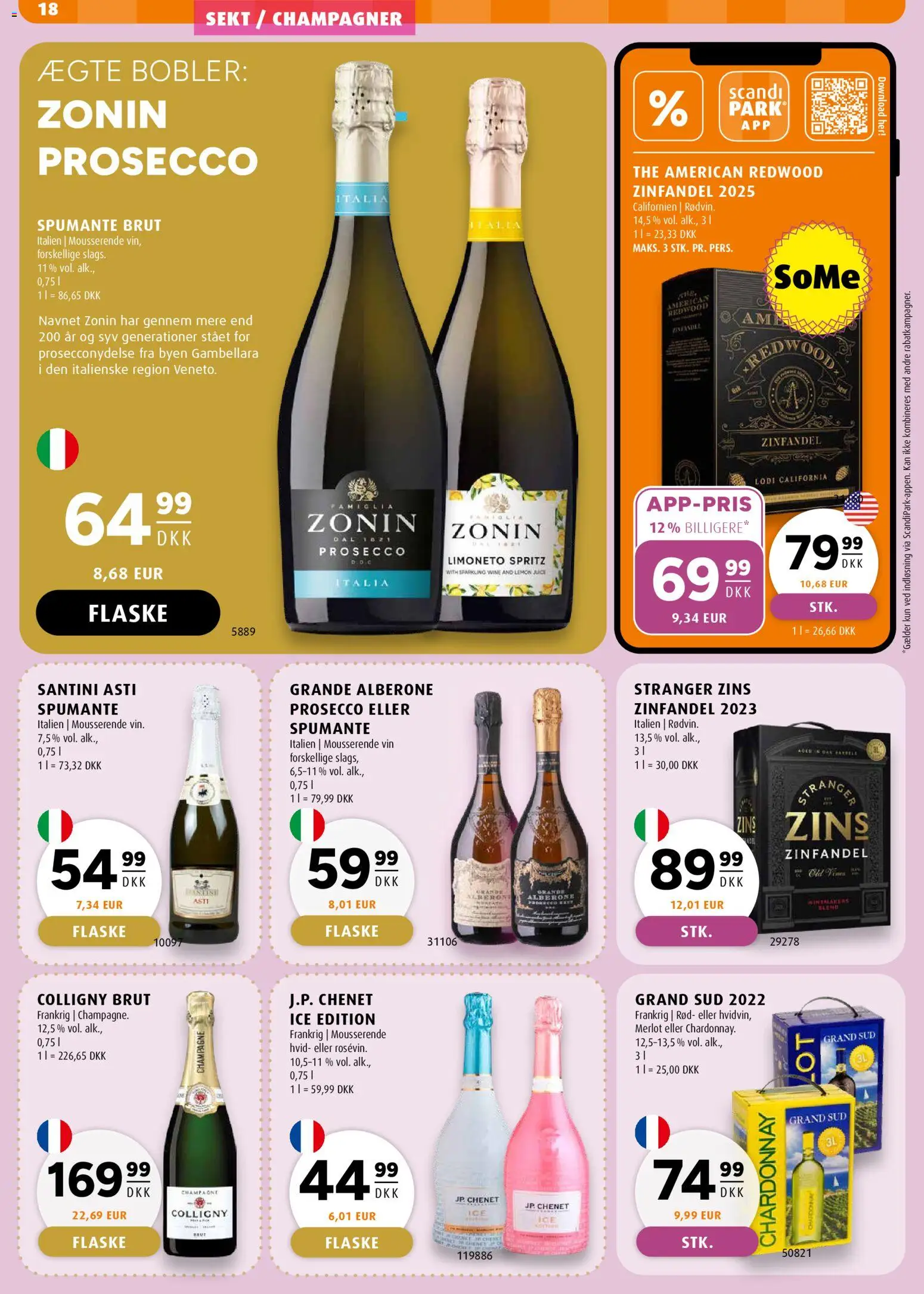 Scandinavian Park tilbudsavis – gyldig fra 29.01.2026 | Side: 22 | Produkter: Juice, Vin, Prancha