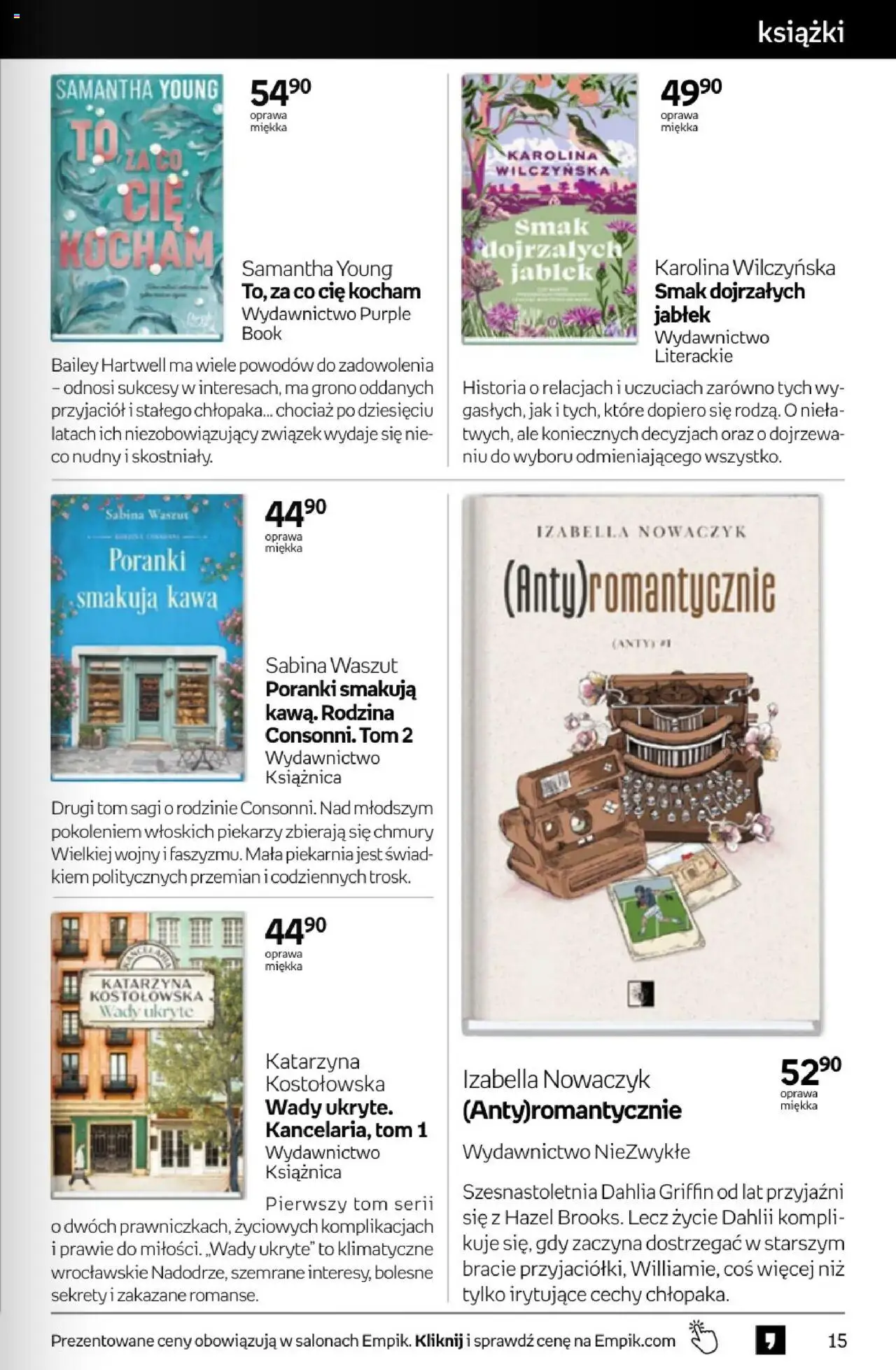 Empik promocje - Tom kultury Książki od 10.09.2025 | Strona: 15 | Produkty: Piekarnia, Książki, Kawa