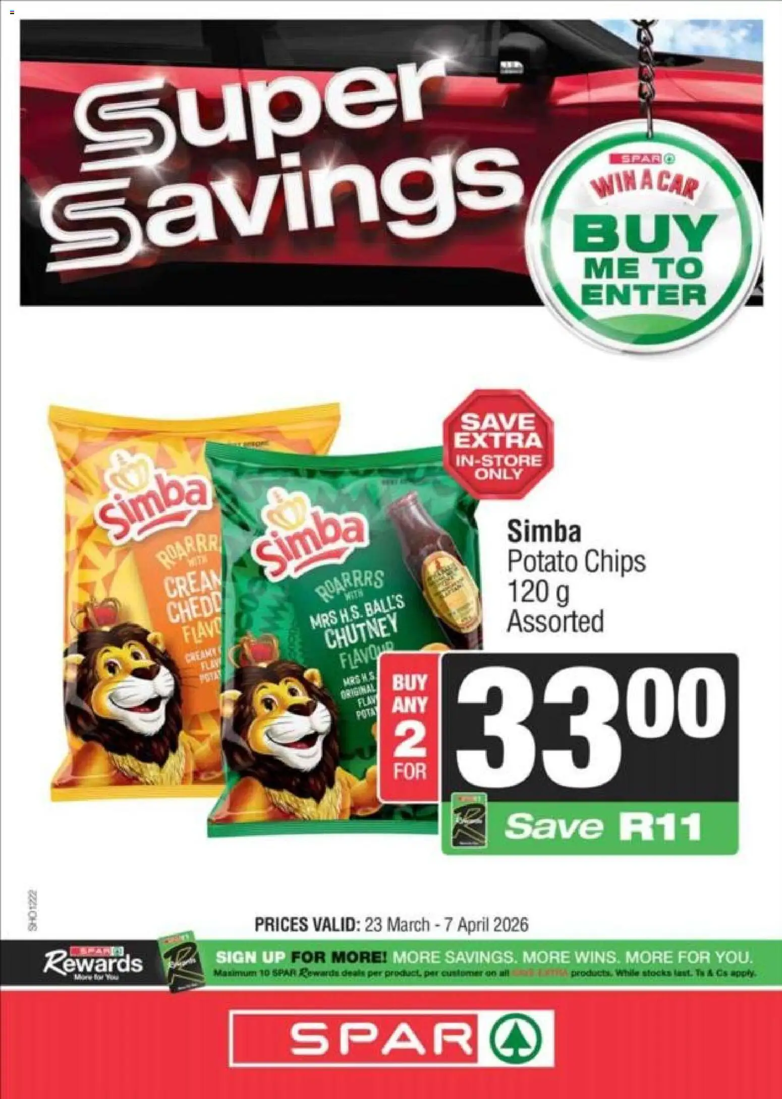 New KWIKSPAR catalogue – valid from 23.03.2026 | Page: 12 | Products: Chutney, Chips