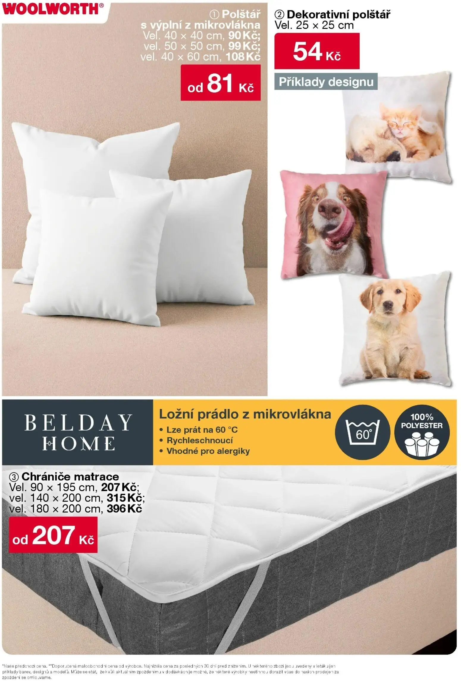 Woolworth leták od 09.01.2026 | Strana: 6 | Produkty: Matrace, Polštář, Chrániče