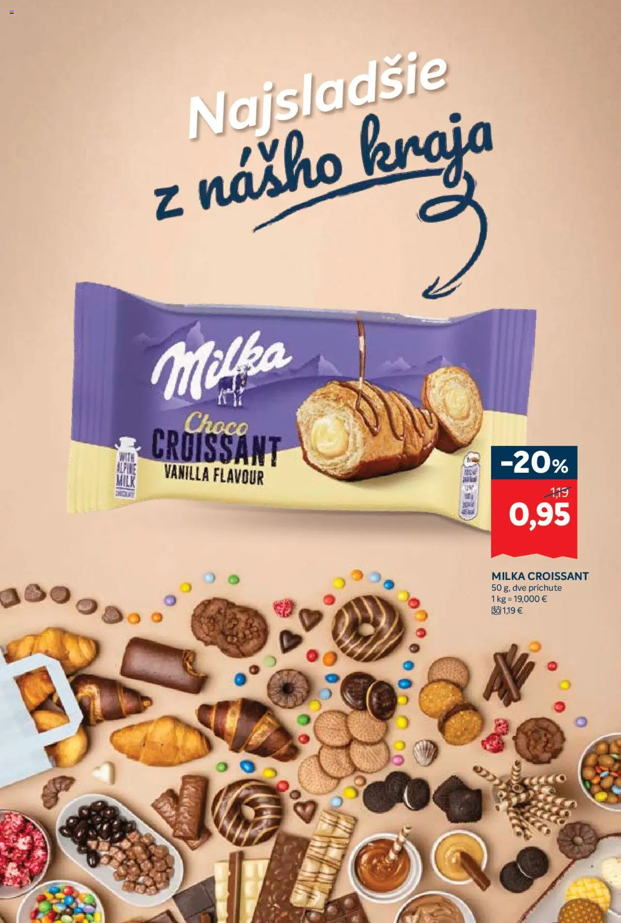 Nové Kraj akcie – leták je platný od 18.09.2025 | Strana: 11 | Produkty: Croissant, Milka