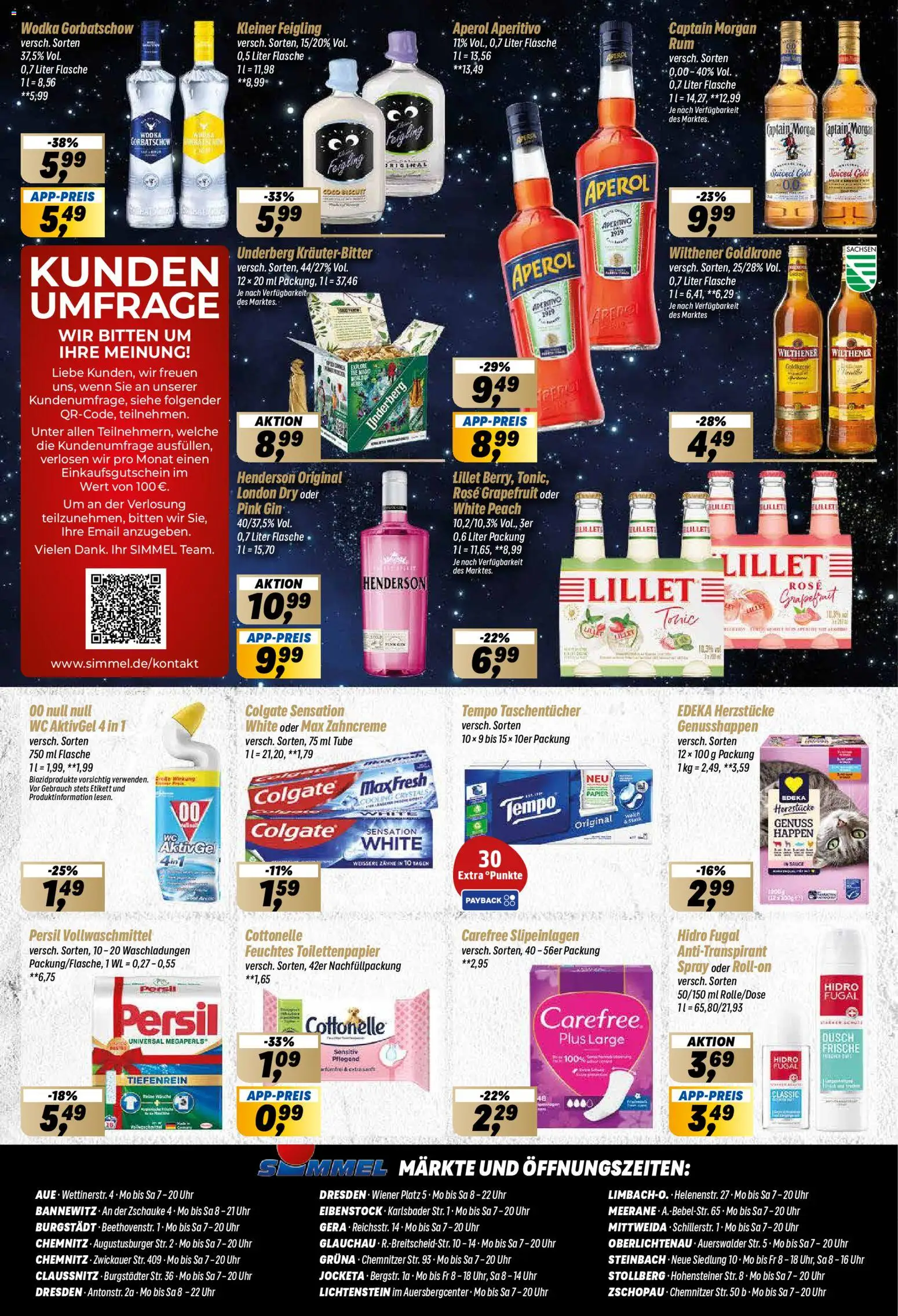 Simmel Prospekt 	 – gültig ab 29.12.2025 | Seite: 8 | Produkte: Kleiner feigling, Captain morgan, Wodka, Toilettenpapier