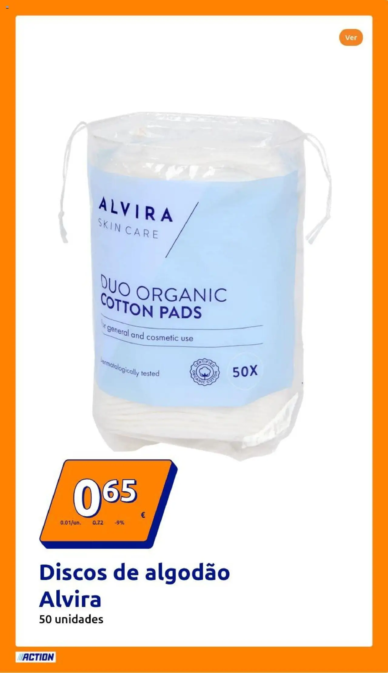 Action - Action PT week 32 2025 │ válido de 06.08.2025 | Página: 3 | Produtos: Algodão