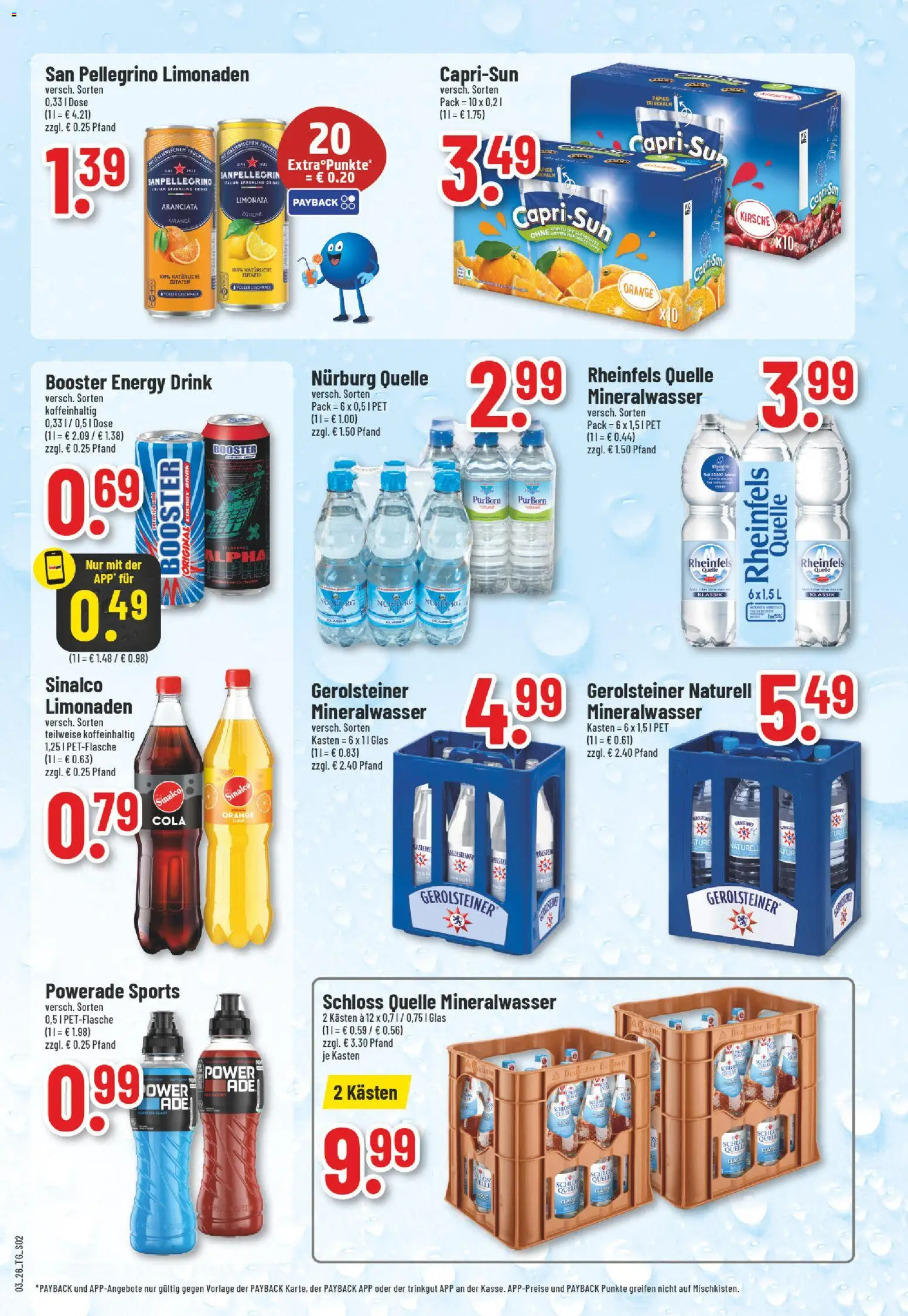 Trinkgut Prospekt – gültig ab 12.01.2026 | Seite: 2 | Produkte: Sinalco, Cola, Powerade, Gerolsteiner