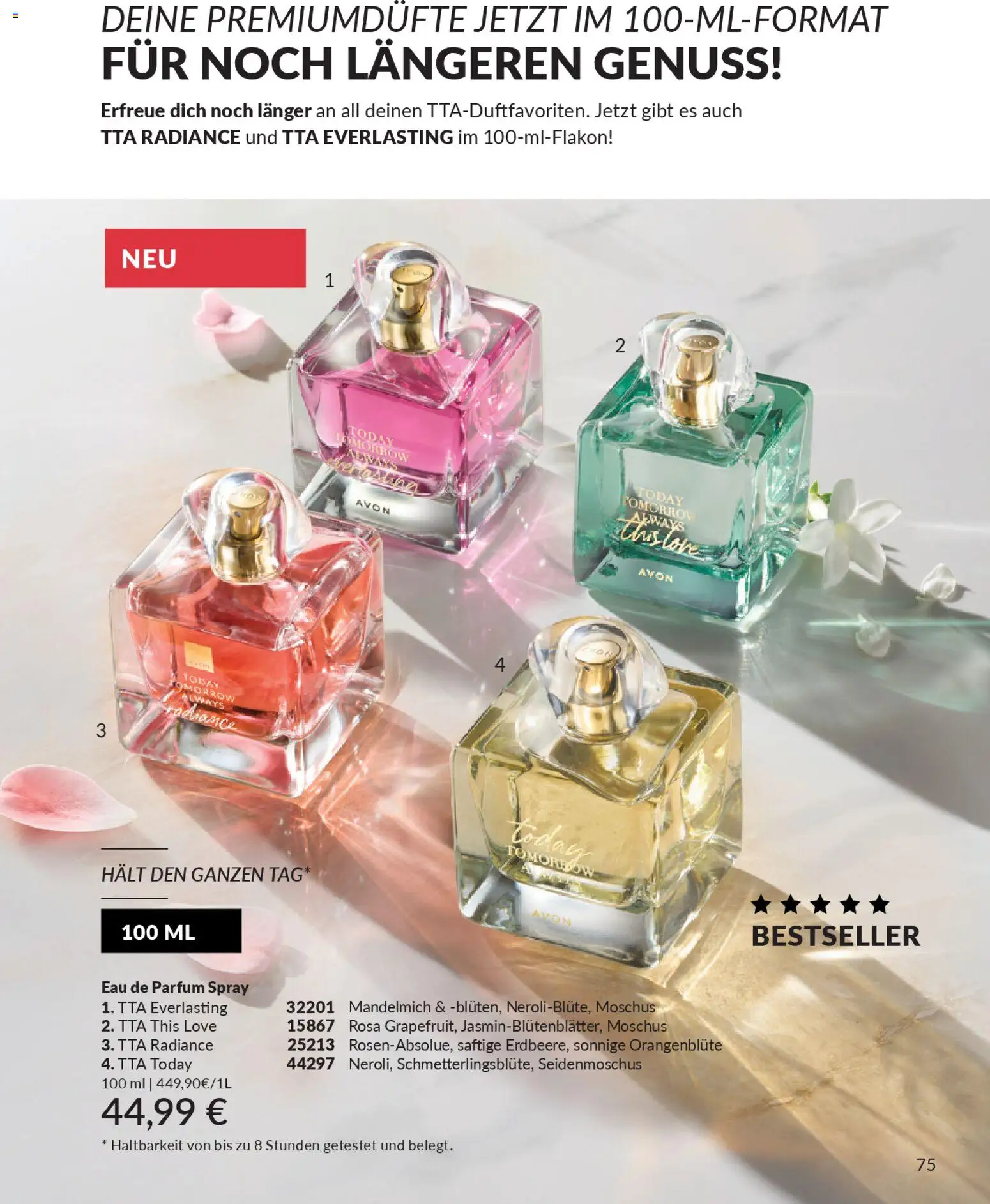 AVON Katalog Januar 2026 – gültig ab 01.01.2026 | Seite: 77 | Produkte: Parfüm, Eau de Parfum