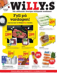 Willys - erbjudanden - Förhandsvisning av reklamblad från butik Willys aktuell från 25.08.2025