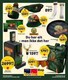 Bordershop - Jägermeister merchandise gyldig fra 23.10.2025
