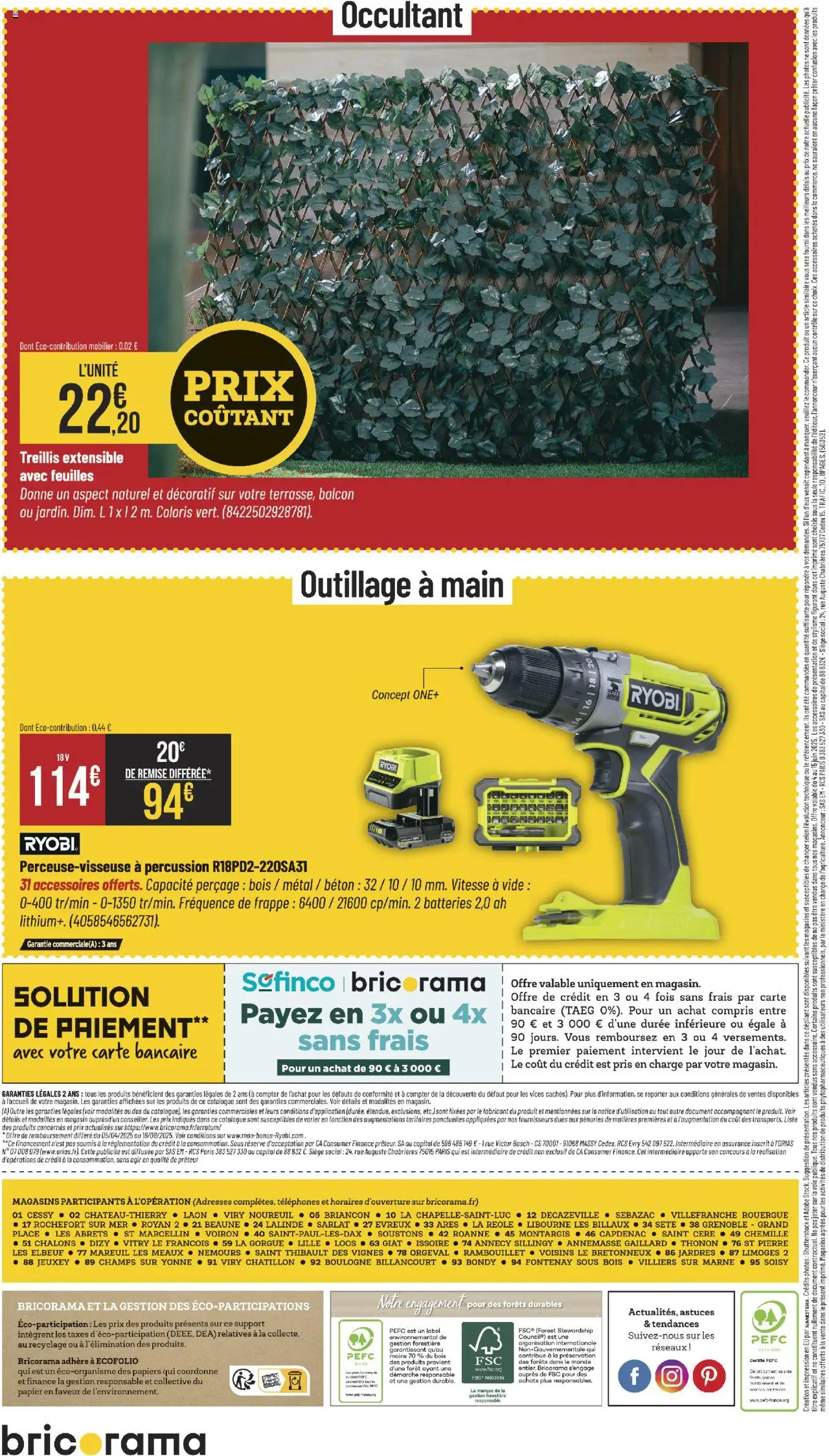  | Page: 8 | Produits: Treillis extensible
