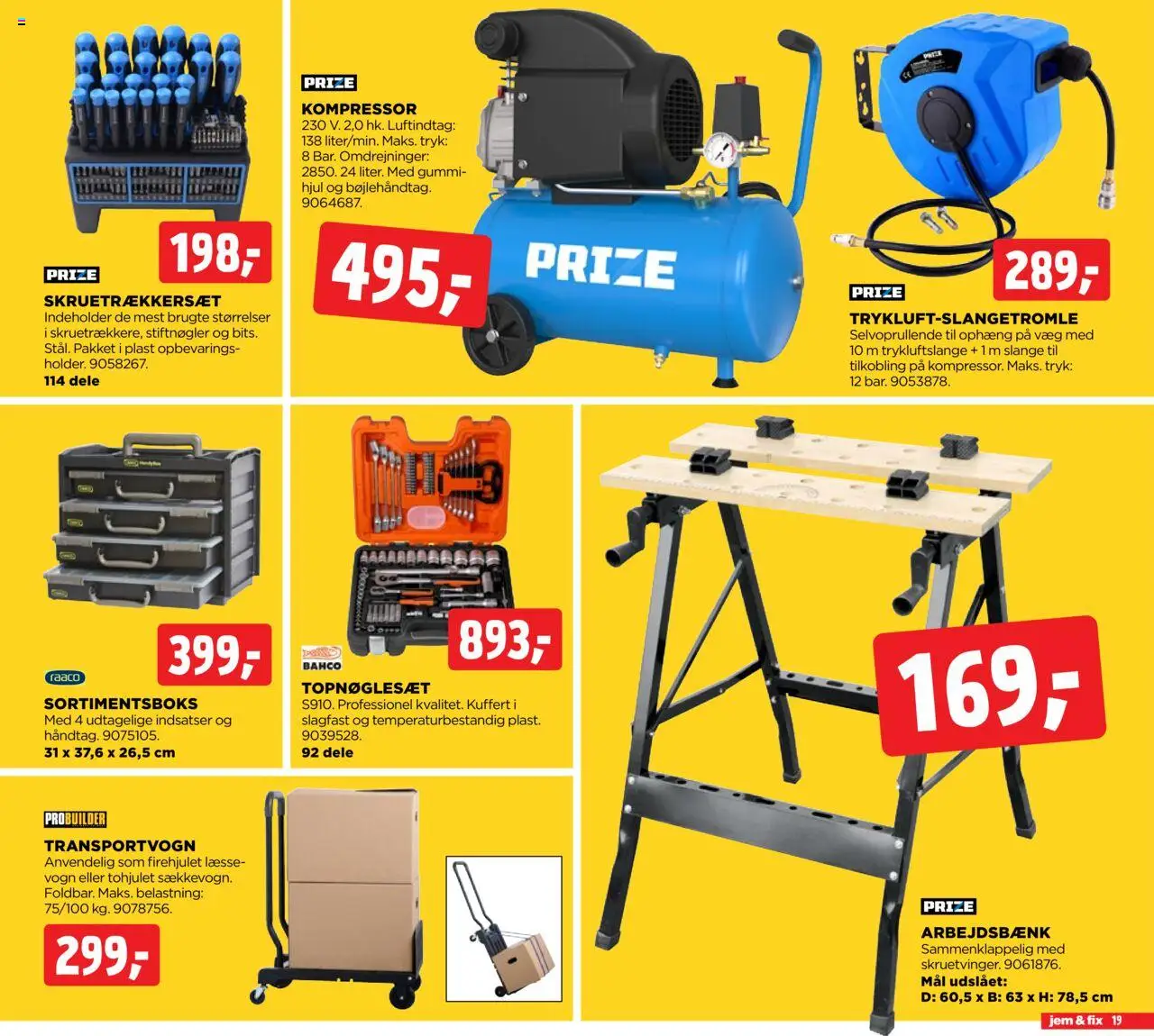 Jem & fix Tilbudsavis gyldig fra 10.08.2025 | Side: 19 | Produkter: Kuffert, Søm