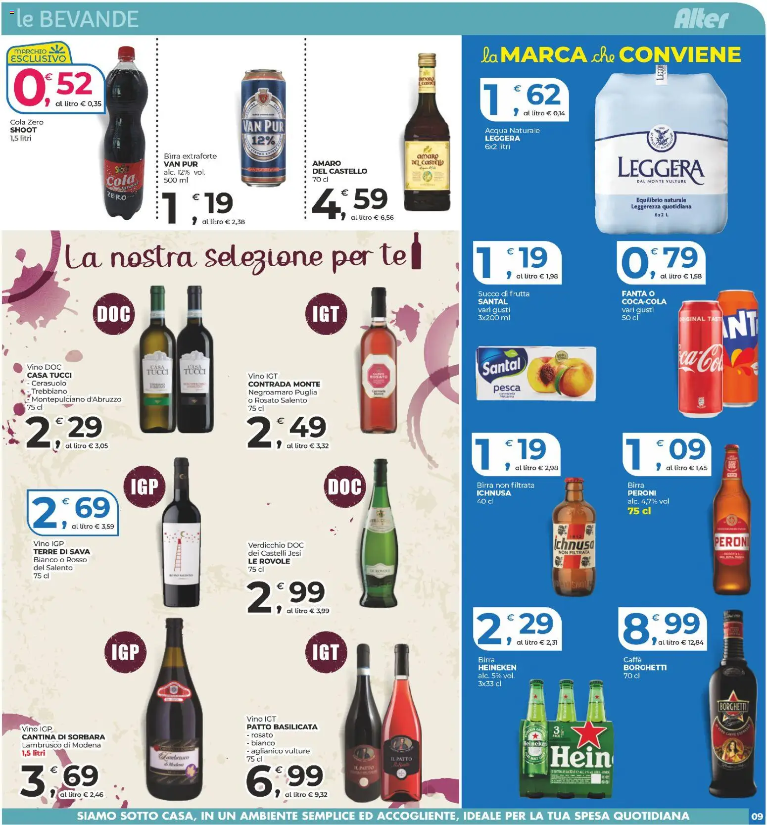 Volantino Alter Discount del 05.12.2025 | Pagina: 9 | Prodotti: Frutta, Pesca, Fanta, Heineken