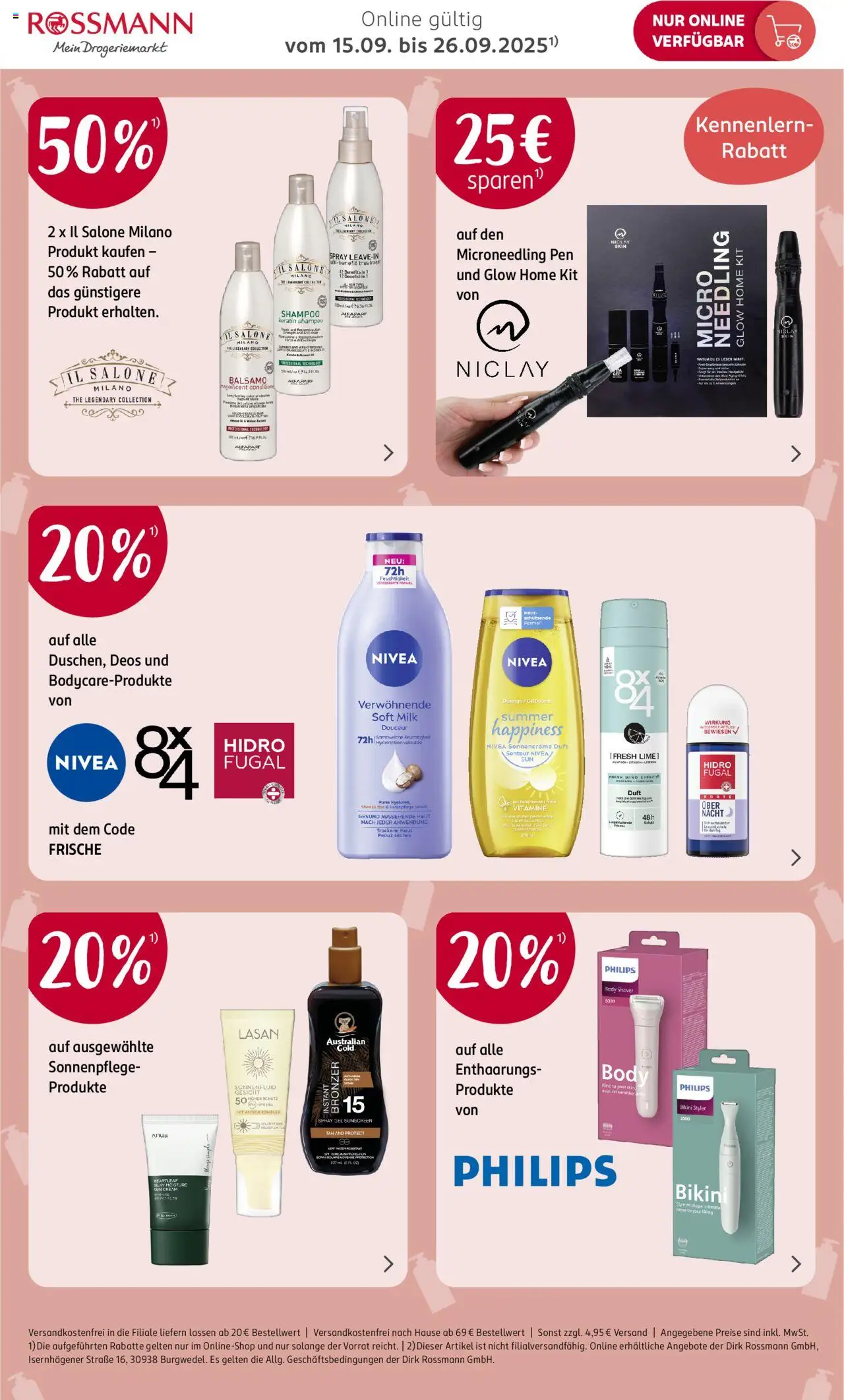 Rossmann Onlineprospekt – gültig ab 15.09.2025 | Seite: 6 | Produkte: Bikini, Butter, Duft, Shampoo
